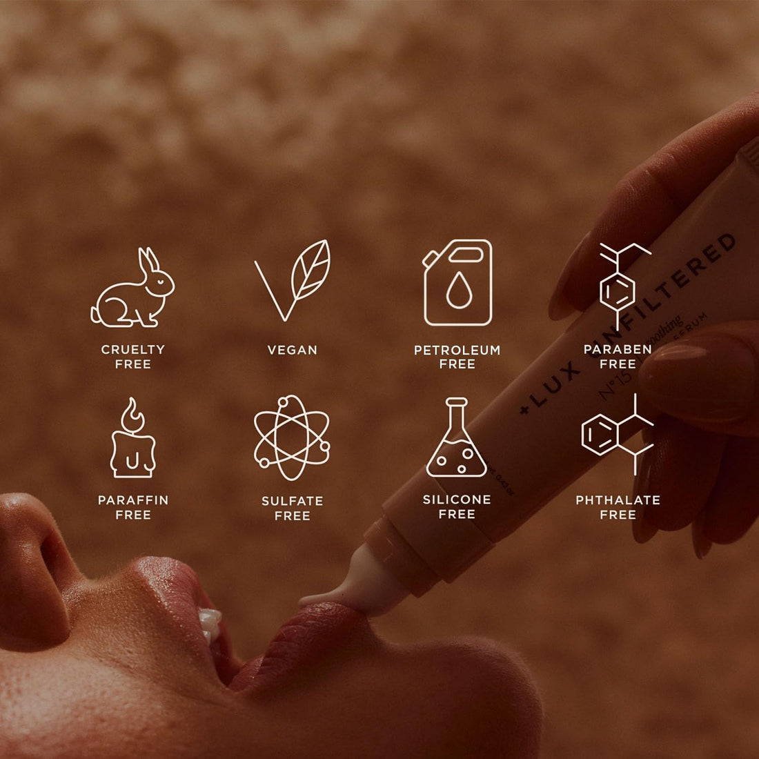 '+ Lux Unfiltered N°15 Cold Plunge Soothing Lip Serum - Hydrating Lip Balm - Hyaluronic Acid, Squalane & Shea Butter - Cooling Touch Applicator - Fragrance Free, Petroleum Free, Vegan '+ Lux Unfiltered uk supplements