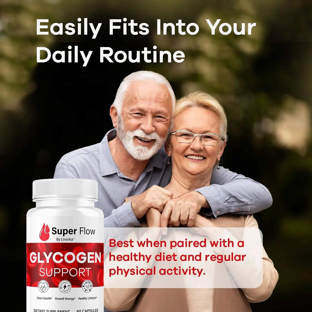 (2 Pack) Super Flow Glycogen Capsules - Official SuperFlow Advanced Glycogen Support Pills - Maximum Strength, Natural Formula Vitamins for Overall Health & Wellness Reviews, 120 Capsules for 2 Months LIVORKA uk supplements