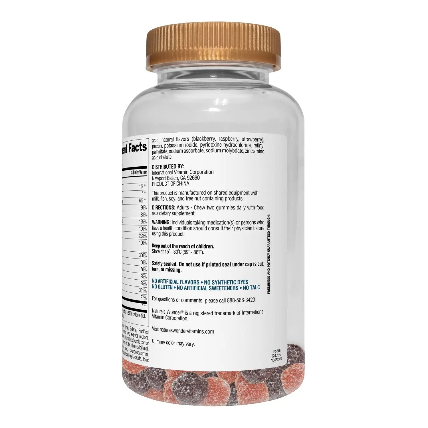 Nature's Wonder Men's Multivitamin Gummies, Supports Immune Health, Energy, Metabolism and Muscles with Vitamins A,C,D,B6,B12 Nature's Wonder uk supplements