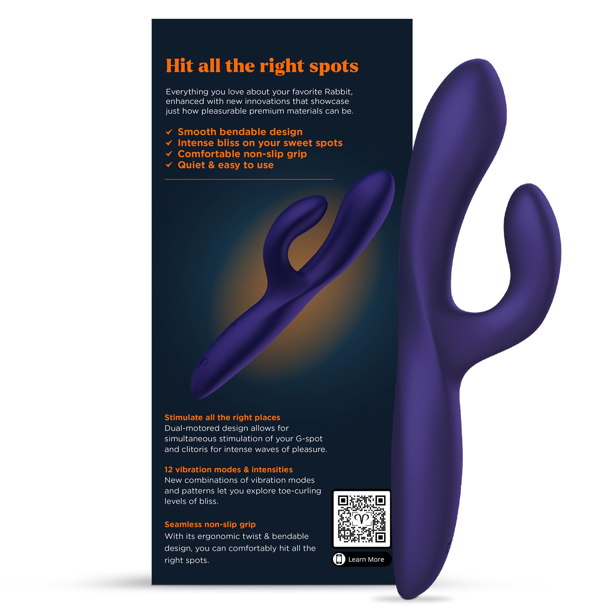 Promescent Rabbit Vibrator, Thrusting Dildo Womens Adult Sex Toys 12 Stimulation Settings, Women Sex Toys, Clitoral Stimulator for Women, The Ultimate G Spot Vibrator, Unmatched Waterproof Sex Toy Promescent uk supplements