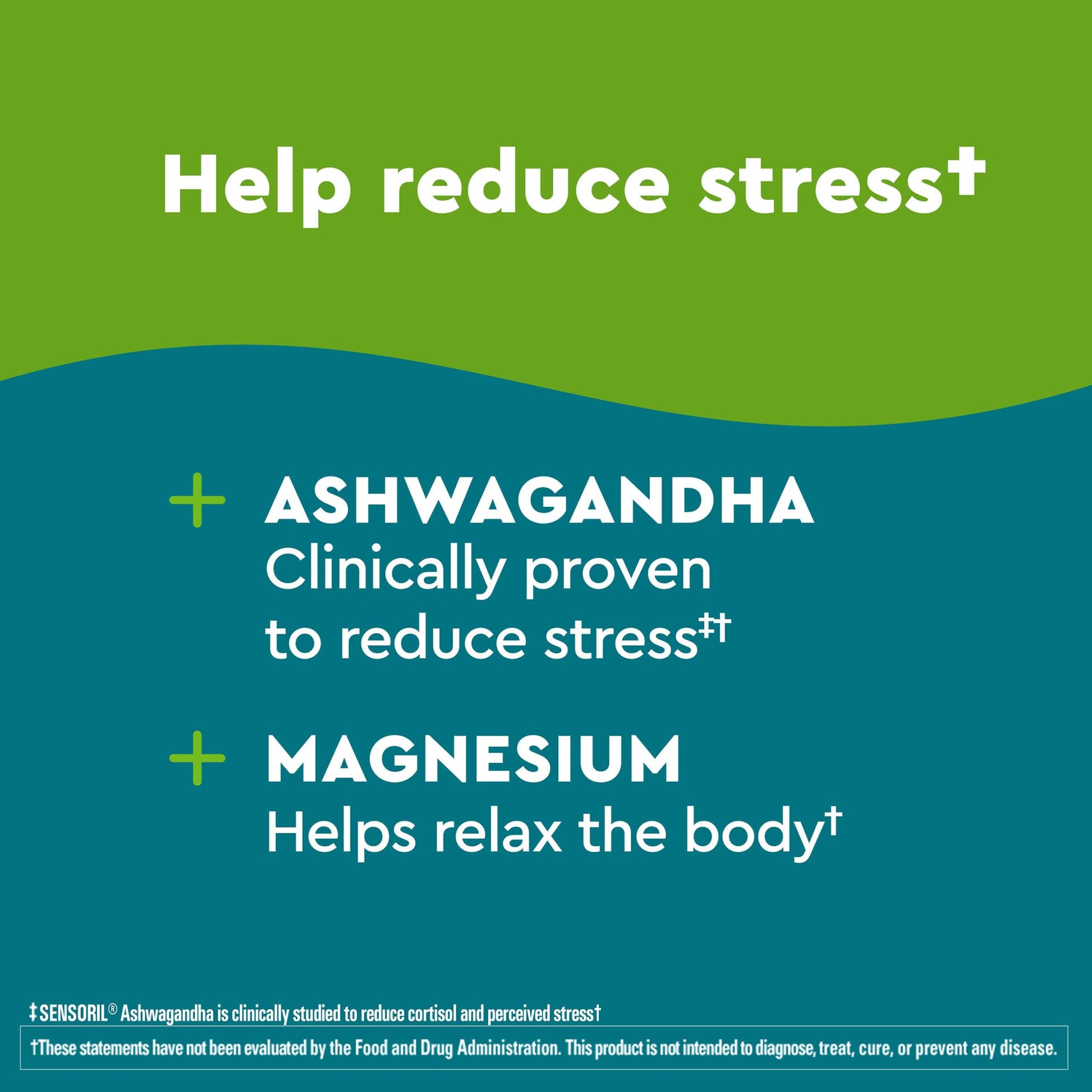 Nature Made Wellblends Calm & Relax, Ashwagandha 125 mg, Magnesium 300 mg Nature Made uk supplements