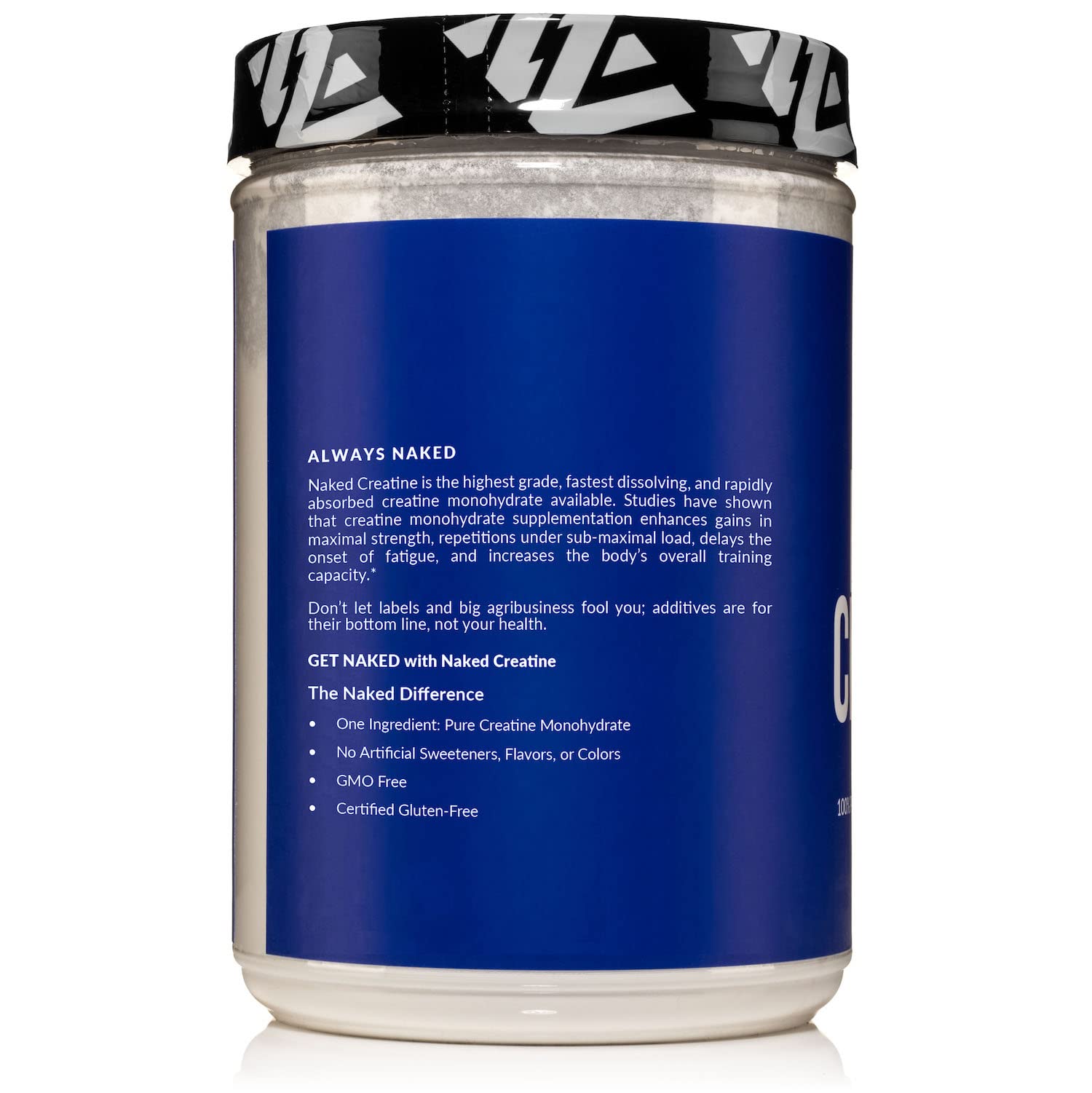 Pure Creatine Monohydrate – 200 Servings - 1,000 Grams, 2.2lb Bulk, Vegan, Non-GMO Naked Nutrition uk supplements