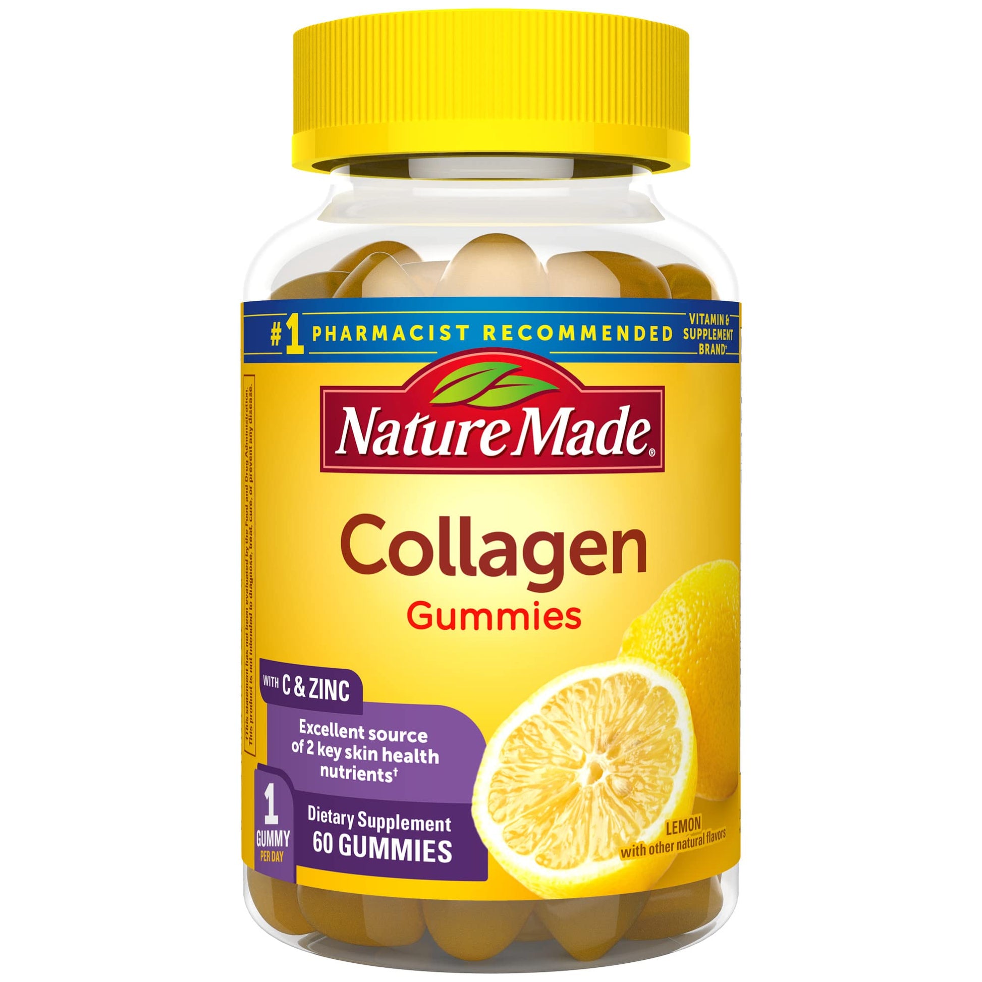 Nature Made Collagen Gummies with Vitamin C, Zinc and Biotin, Hydrolyzed Collagen Nature Made uk supplements