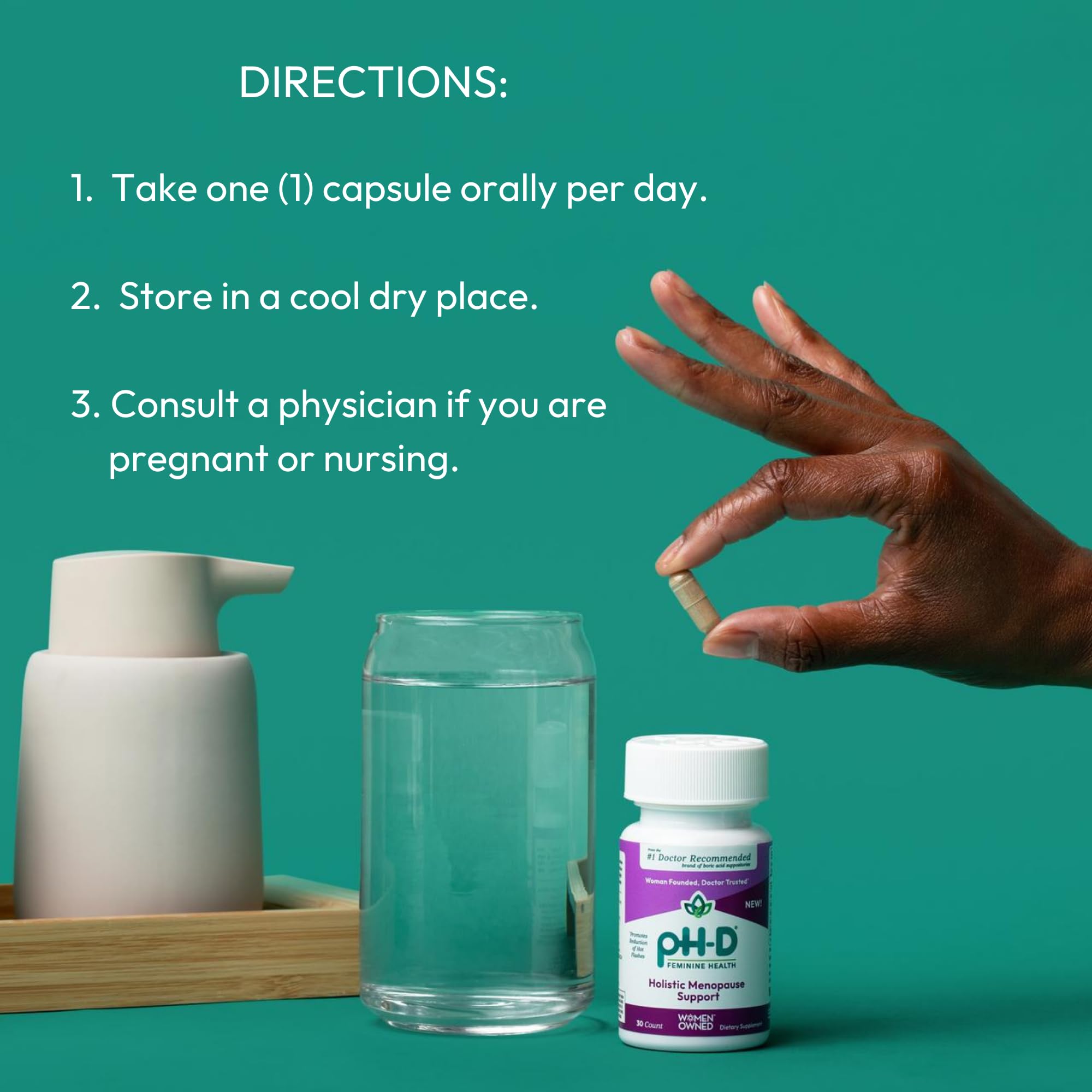 pH-D Feminine Health - Holistic Menopause Support - Oral Supplement with CON-CRET Concentrated Creatine pH-D Feminine Health Support uk supplements