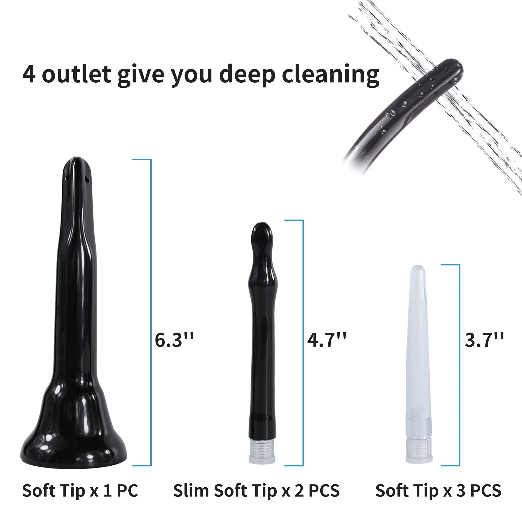 TopQuaFocus 14.5OZ Large Enema Bulb Kit Douche Bulb for Men Women Colon Cleaning Feminine TopQuaFocus uk supplements