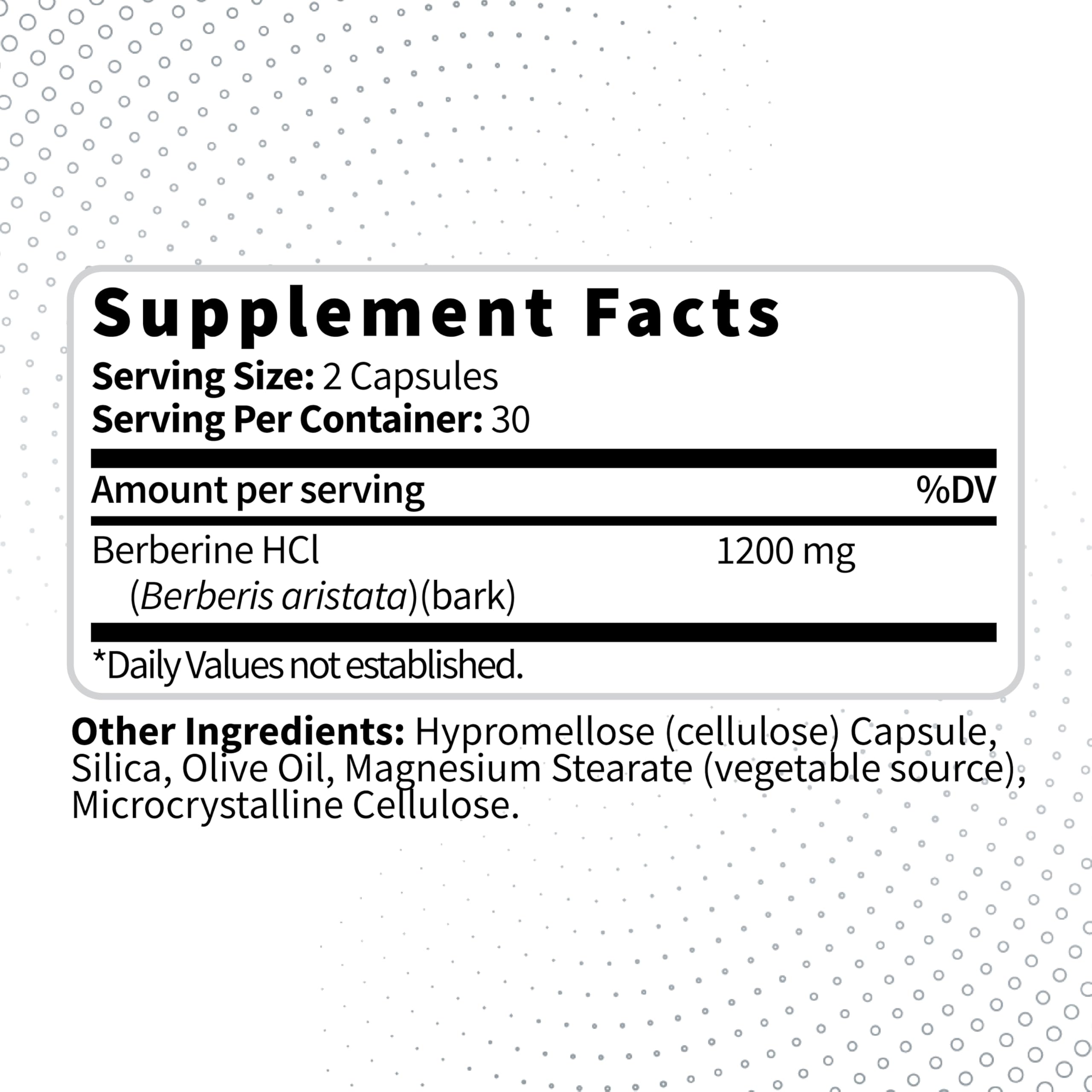 Type Zero Berberine HCL 1200mg 60 Capsules - Clean, Non-GMO, Gluten Free Supplement Type Zero uk supplements