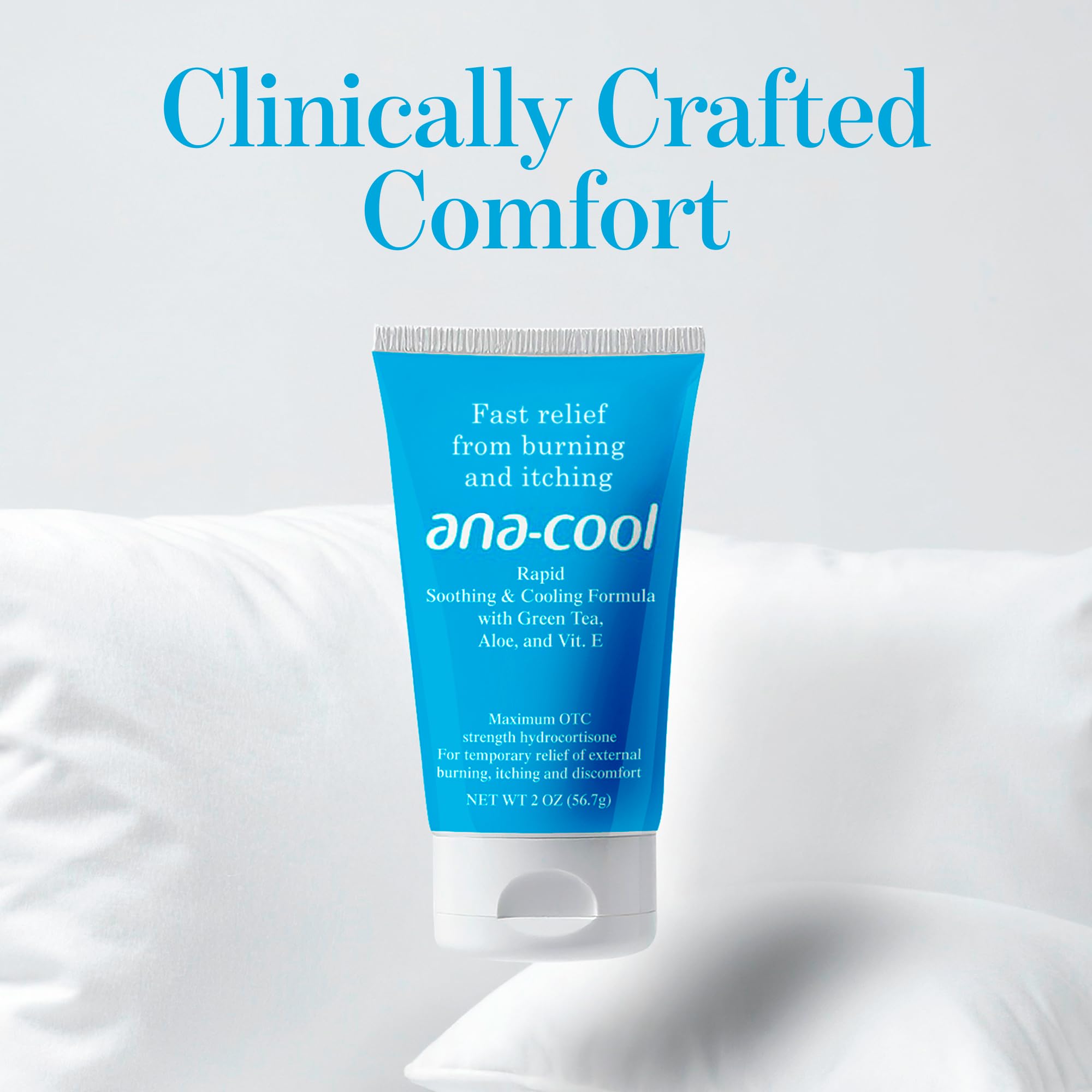 Ana-Cool Herbal Hemorrhoid Relief Cream - Fast Soothing for Bug Bites, Rashes, Irritations & More - 1% Hydrocortisone with Witch Hazel, Aloe & Vitamin E - Physician-Developed, 2 oz Tube Ana-Cool uk supplements