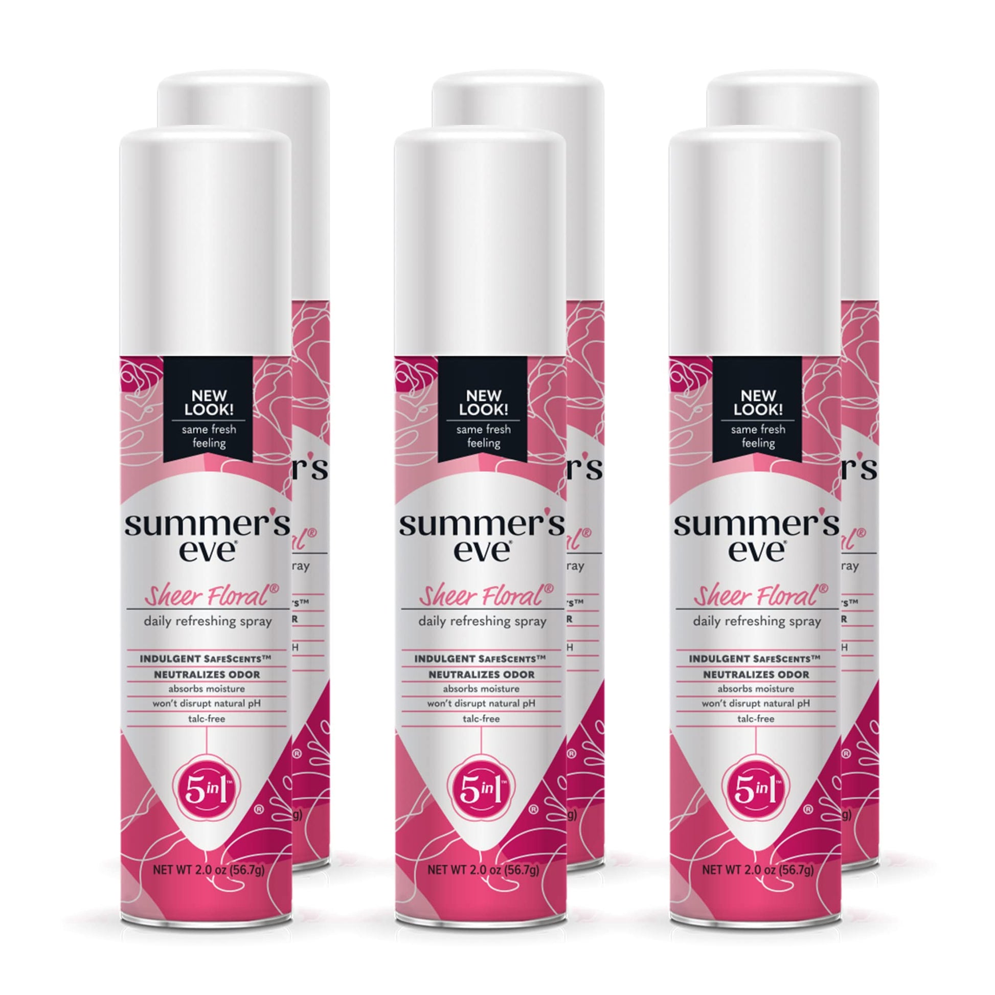 Summer's Eve Freshening Spray | Sheer Floral| 2 oz Size | Pack of 6 | pH Balanced, Dermatologist Summer's Eve uk supplements