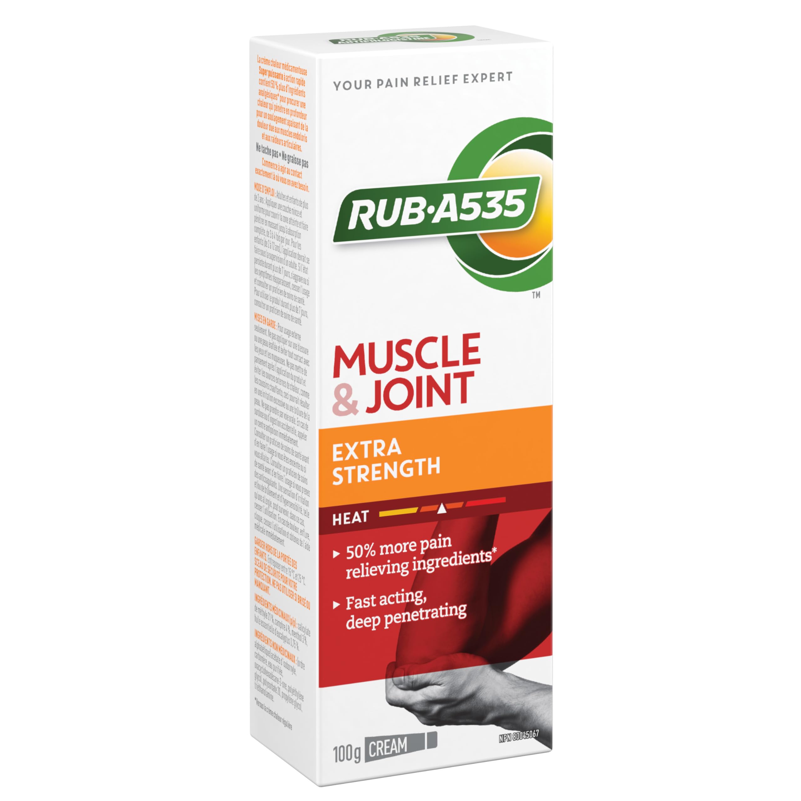 RUB A535 EXTRA STRENGTH CREAM For Relief of Arthritis, Rheumatic Pain, Muscle Pain, Joint & Back Pain 100 g Rub A535 uk supplements