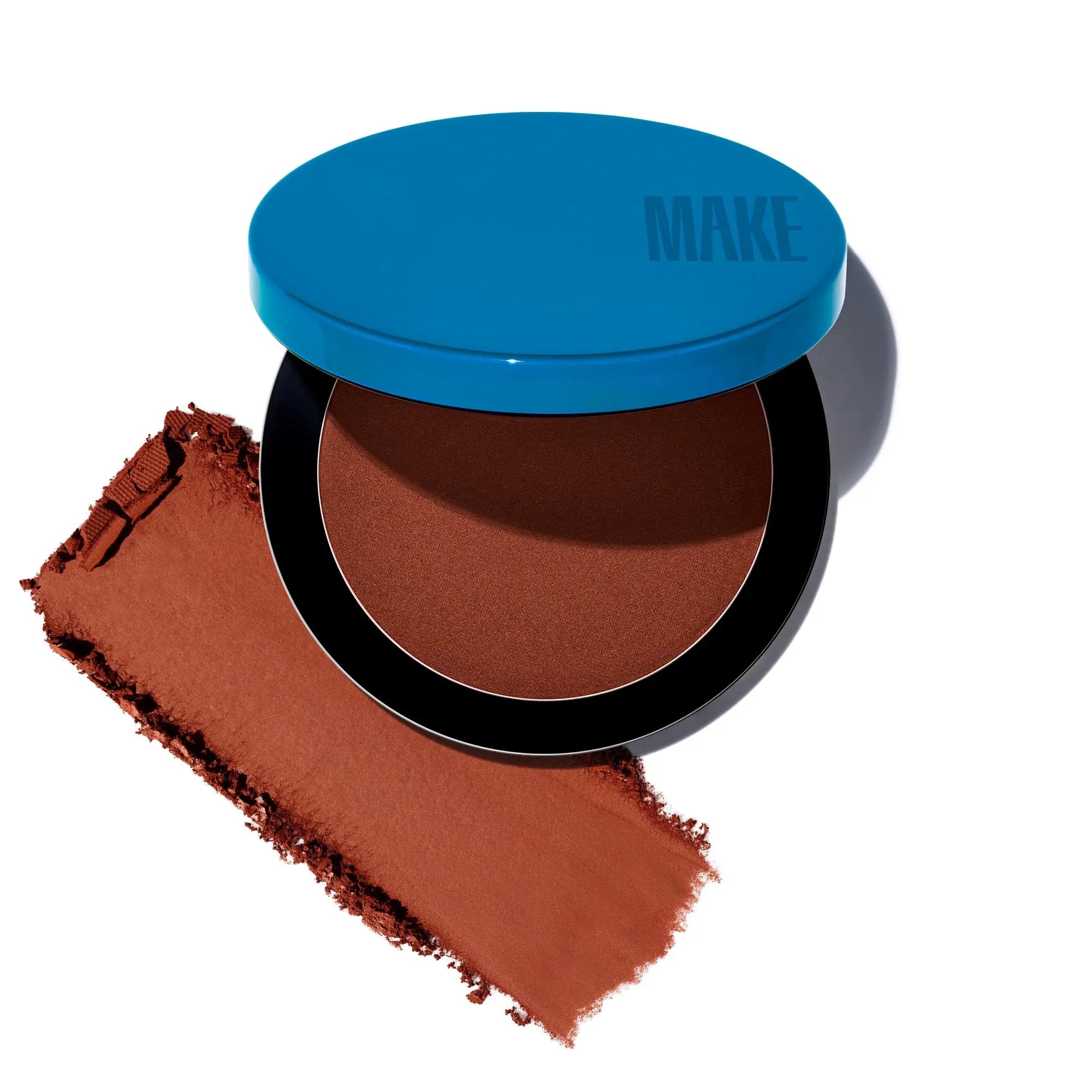 MAKE Beauty Skin Mimetic Microsuede Bronzer Powder - Matte Bronzing Powder Contour, Buildable Formula, Non Comedogenic, Long Lasting Color. Shade - Equinox for Medium to Deep Skin MAKE uk supplements