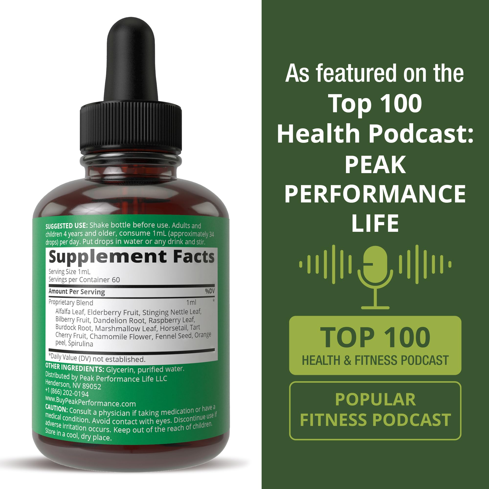 Kids Vitamins from Herbs. Liquid Kids Herbal Multivitamin. No Bitter Taste. Sugar Free 14-in-1 Vegan Supplement Drops for Toddlers, Children, Teens. Mixed in Water They Won't Even Taste It Peak Performance uk supplements