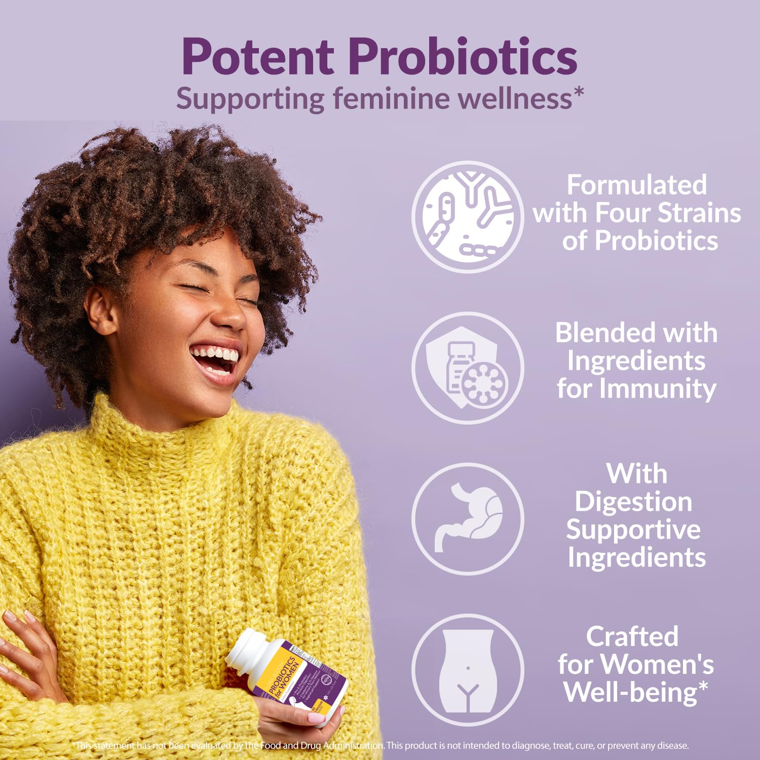 Probiotics for Women- 3 Pack(180 Capsules) - Ultimate Flora Bloom Probiotic Supplement for Women Intimate Rose uk supplements