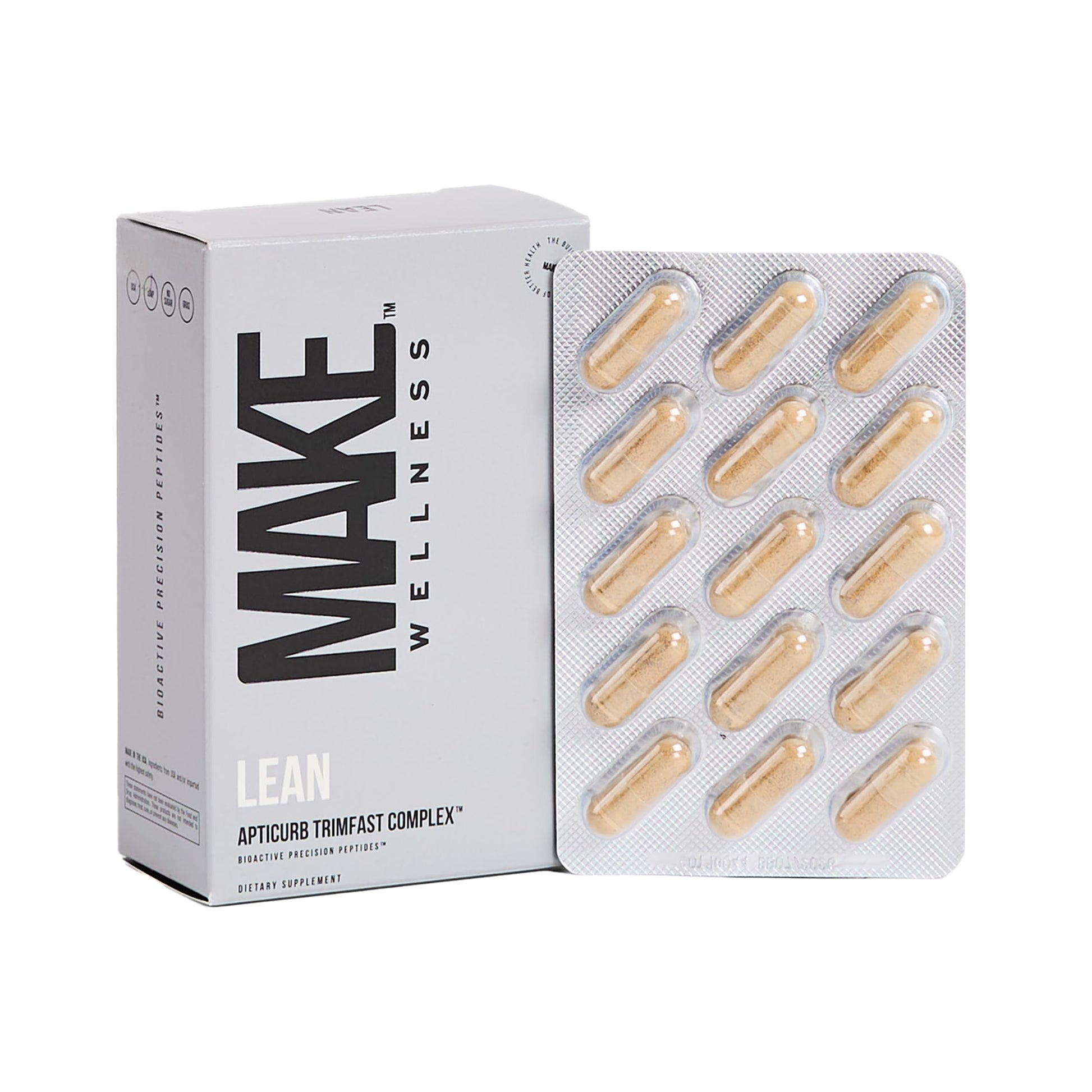 Make Wellness Lean Peptide Supplement | Supports Overall Wellness, Normal Muscle Health & Active Lifestyles | Bioactive Peptide Blend | Clean, Non-GMO Formula | 30 Servings for Daily Nutrition Make Wellness uk supplements