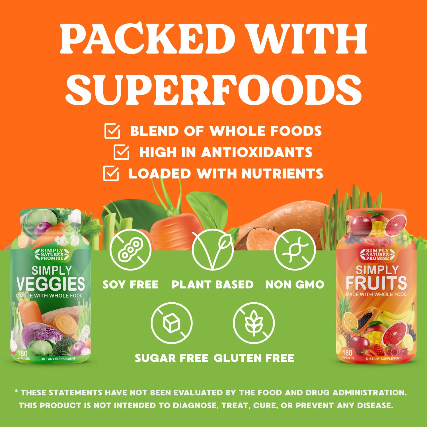 Simply Nature's Promise - Packed with Over 40 Different Fruits & Vegetables Simply Nature's Promise uk supplements