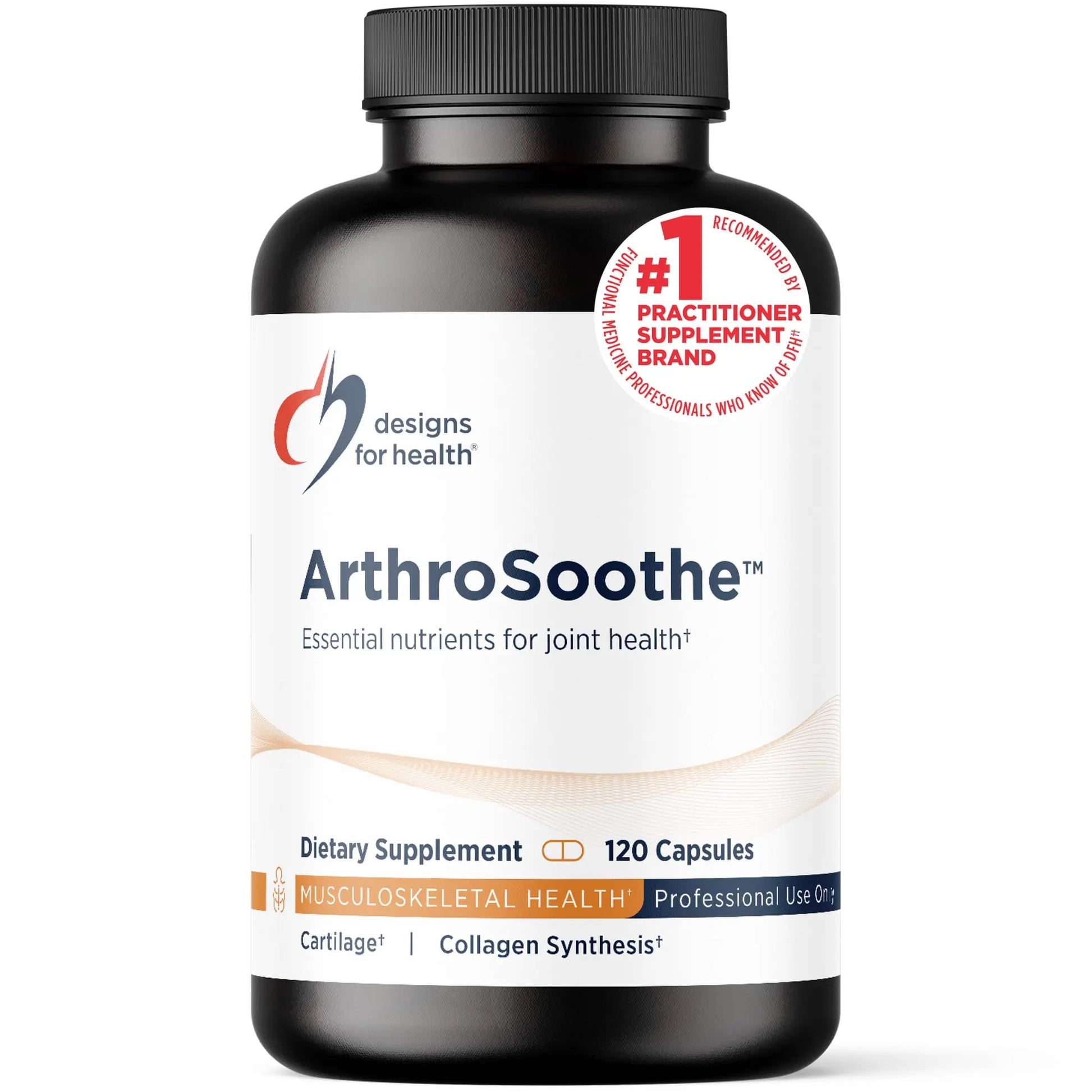 Designs for Health ArthroSoothe - Hyaluronic Acid, Glucosamine, MSM, Green Lipped Mussel, Turmeric + More to Help Support Healthy Joint Function - Non-GMO Supplement for Adults (120 Capsules) Designs for Health uk supplements