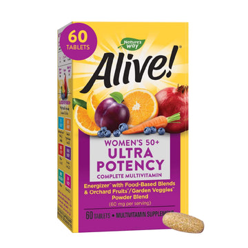 Nature’s Way Alive! Women’s 50+ Ultra Potency Complete Multivitamin Nature's Way uk supplements