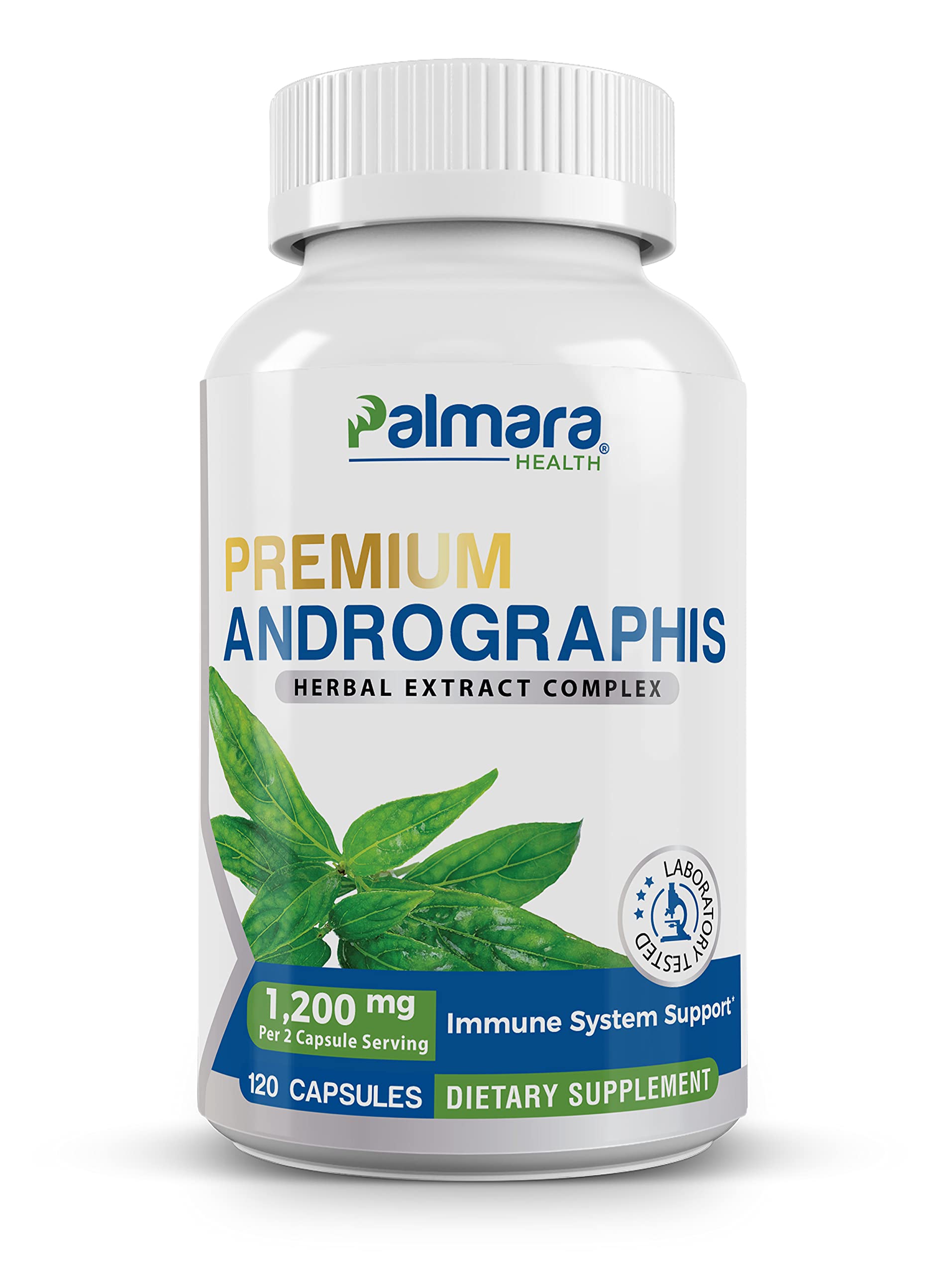 Palmara Health Premium Andrographis Paniculata Extract 1,200mg with 100mg Andrographolides Vegan Capsules for Immune & Digestive Support, Non-GMO, Gluten Free, Herbal Dietary Supplement Palmara Health uk supplements