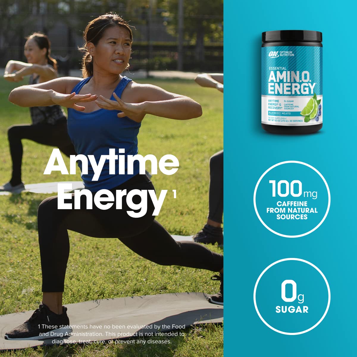 Optimum Nutrition Amino Energy - Pre Workout with Green Tea, BCAA, Amino Acids Optimum Nutrition uk supplements