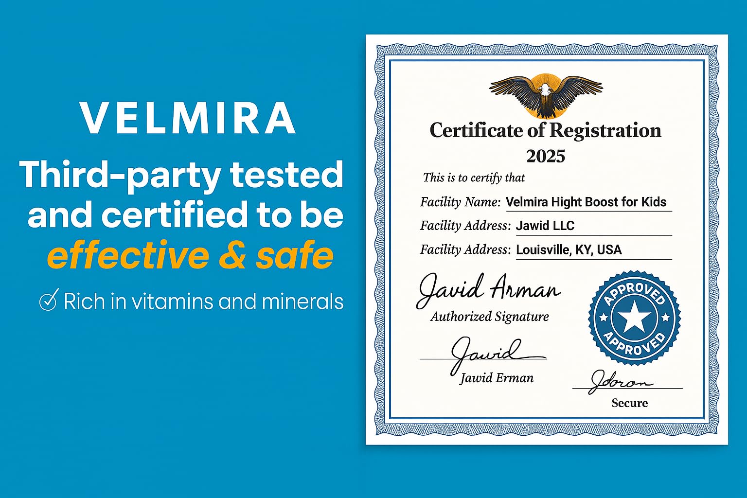 Velmira® Heightener Gummies for Bone Health & Development Support – Essential Vitamins & Minerals, Easy-to-Chew Gummies for Kids, Teens & Adults (Ages 5+) Velmira uk supplements