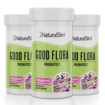 Probiotic Nutritional Supplements Gentle Formula Pro Biotics for Gut Health, Digestive Health, Immune Support, & De-Bloating for Women & Men, 7 Powerful Probiotic Strains, 60 Vegetarian Capsules 3 Pk NaturalSlim uk supplements
