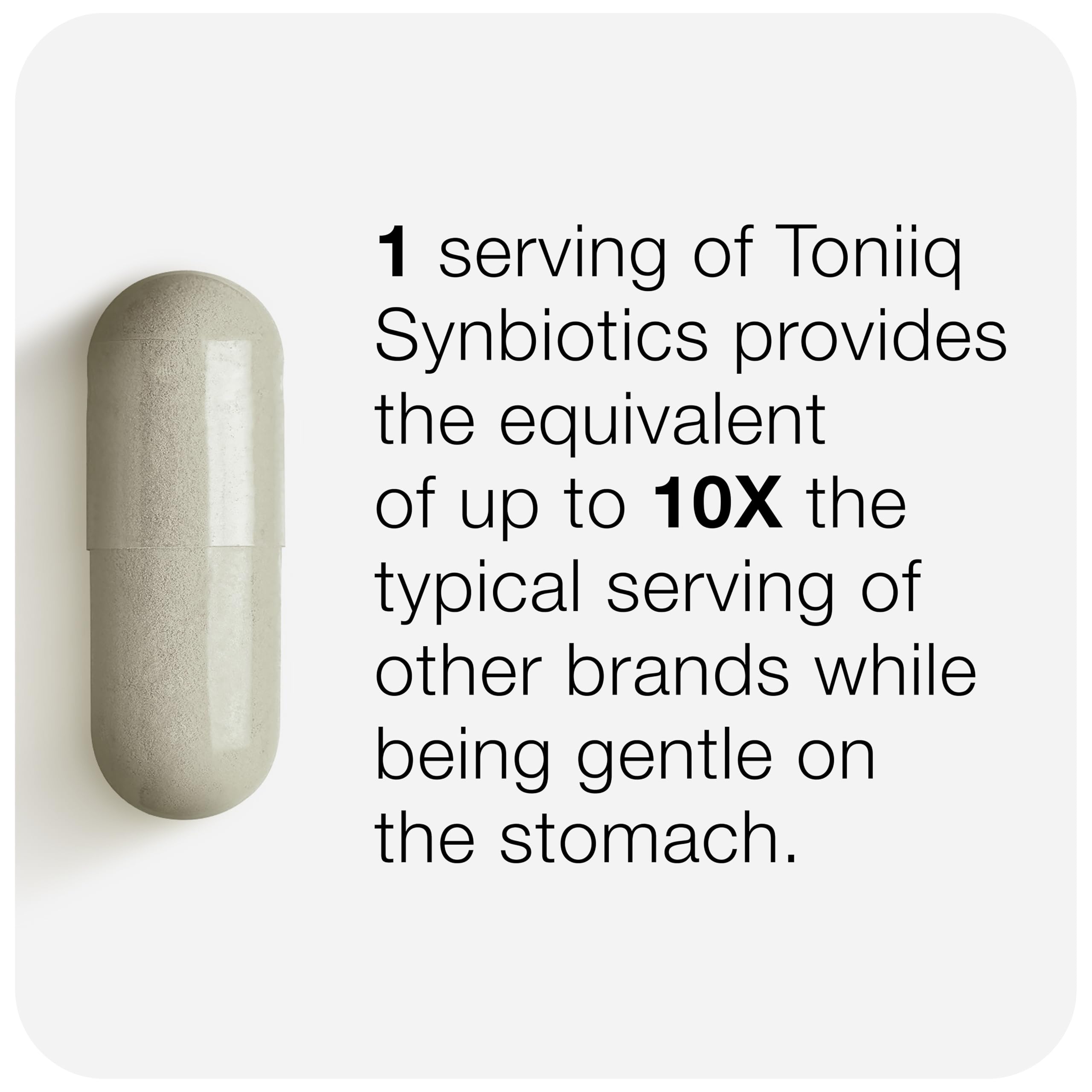 Toniiq Prebiotics and Probiotics – 200B TFU with Postbiotics IMMUSE® & ButyraGen® – 30 Strains – Shelf-Stable Synbiotic Formula – Third-Party Tested – 60 Capsules Toniiq uk supplements