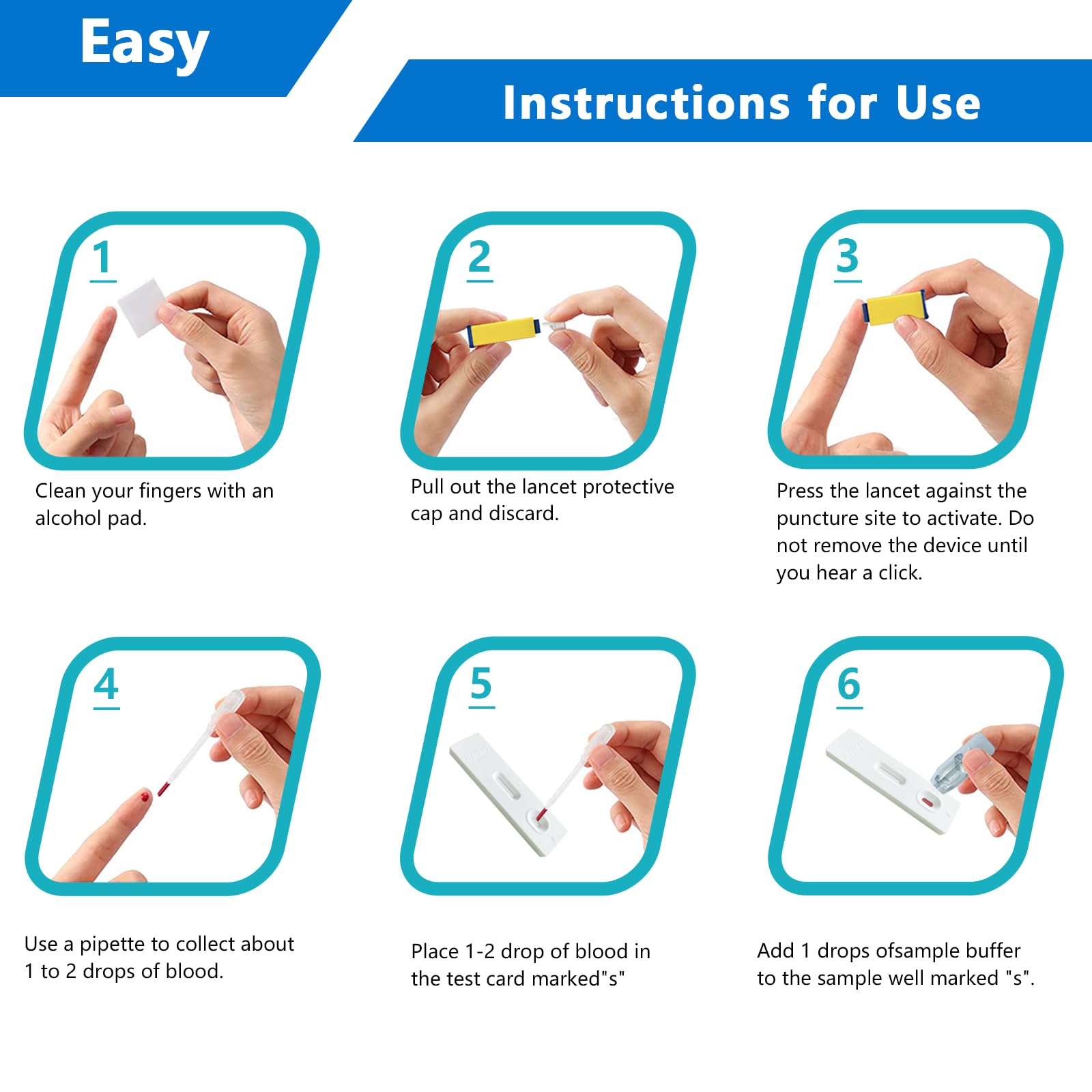 H Pylori Test Kit, Helicobacter Pylori Test Kit - Fast and Accurate, Self-Test at Home, Results in 10-15 Minutes, No Lab Visit Required OUROZO uk supplements