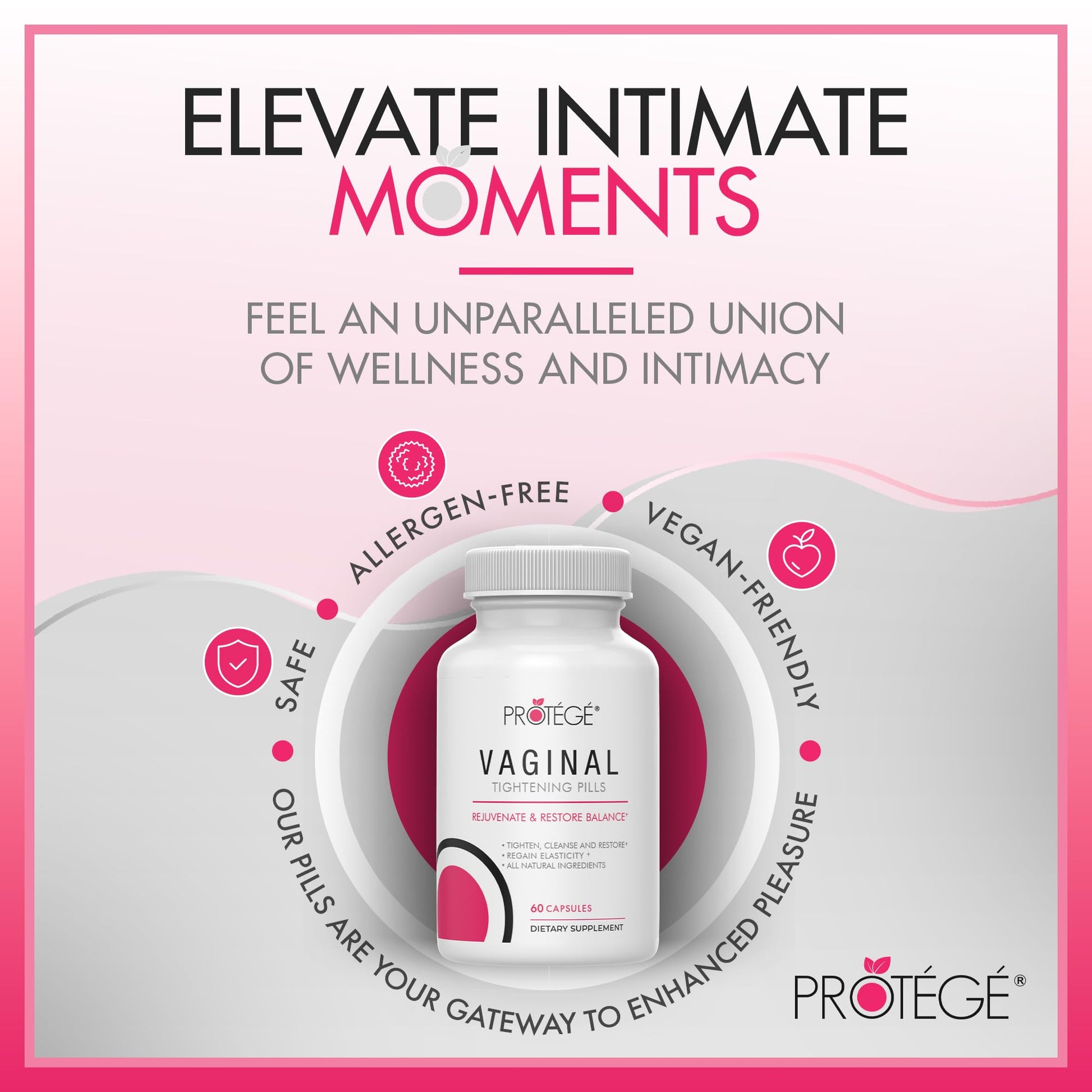 Protege Premium Vaginal Tightening Pills - Vaginal Tightening Products for Women - Vaginial Rejuvenation Protege Beauty uk supplements