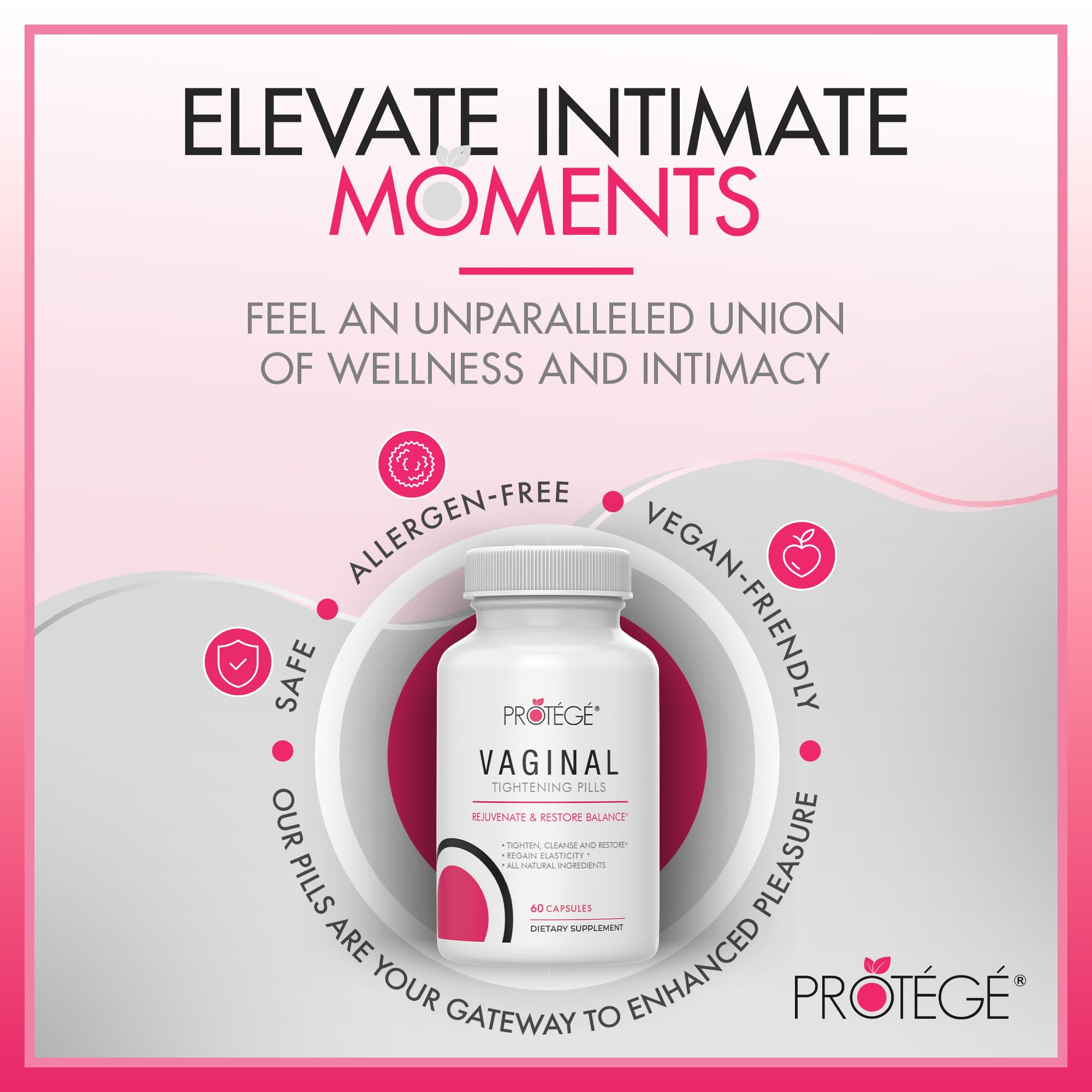 Protege Premium Vaginal Tightening Pills - Vaginal Tightening Products for Women - Vaginial Rejuvenation Protege Beauty uk supplements