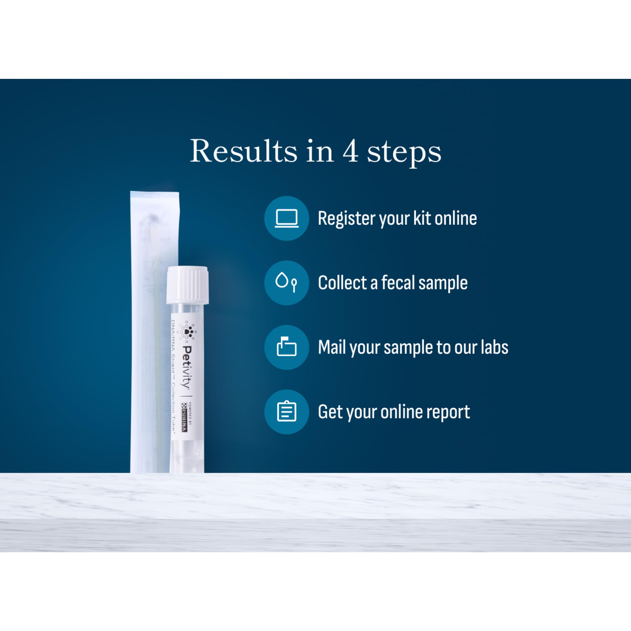 Petivity Microbiome Analysis Kit — Basic for Cats and Dogs, Powered by Purina - 4.8 oz. Box petivity uk supplements