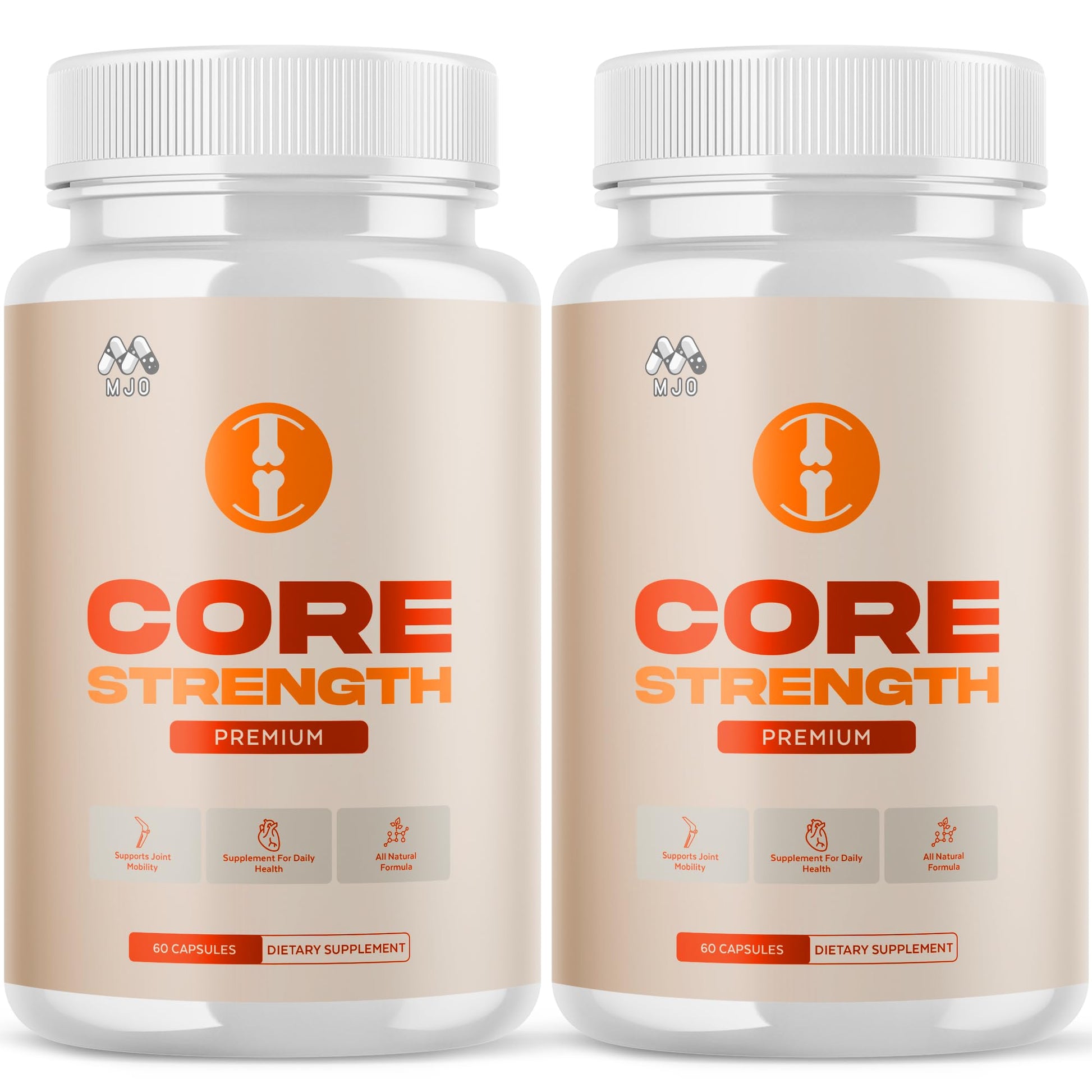 (2 Pack) Core Strength Supplement for Joint Support, Official Core Strength Joint Pills with All Natural Ingredients, Advanced Health & Wellness Support with Max Strength Multivitamins (120 Capsules) MJO uk supplements