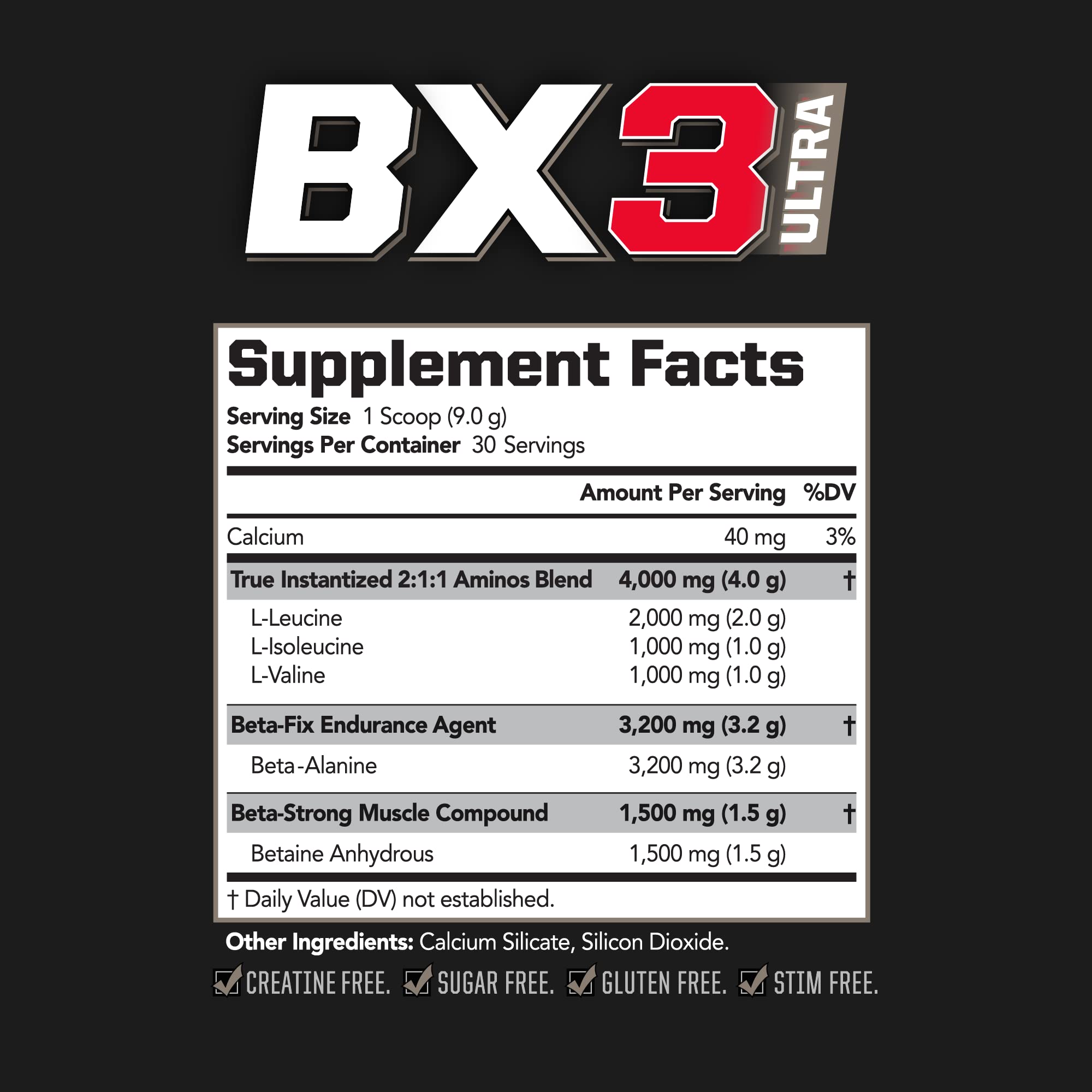 PMD Sports BX3 Ultra Muscle-Building Powder – Beta-Alanine, BCAAs, Betaine Anhydrous PMD uk supplements