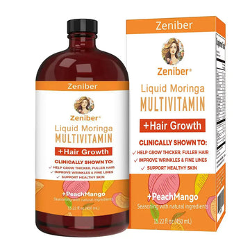 Zeniber MaayRuth Multivitamins Hair Growth&Liquid Multivitamins for Women, Biotin 10000mcg Liquid Multivitamin Hair Growth Supplement, 15.22 OZ Zeniber uk supplements