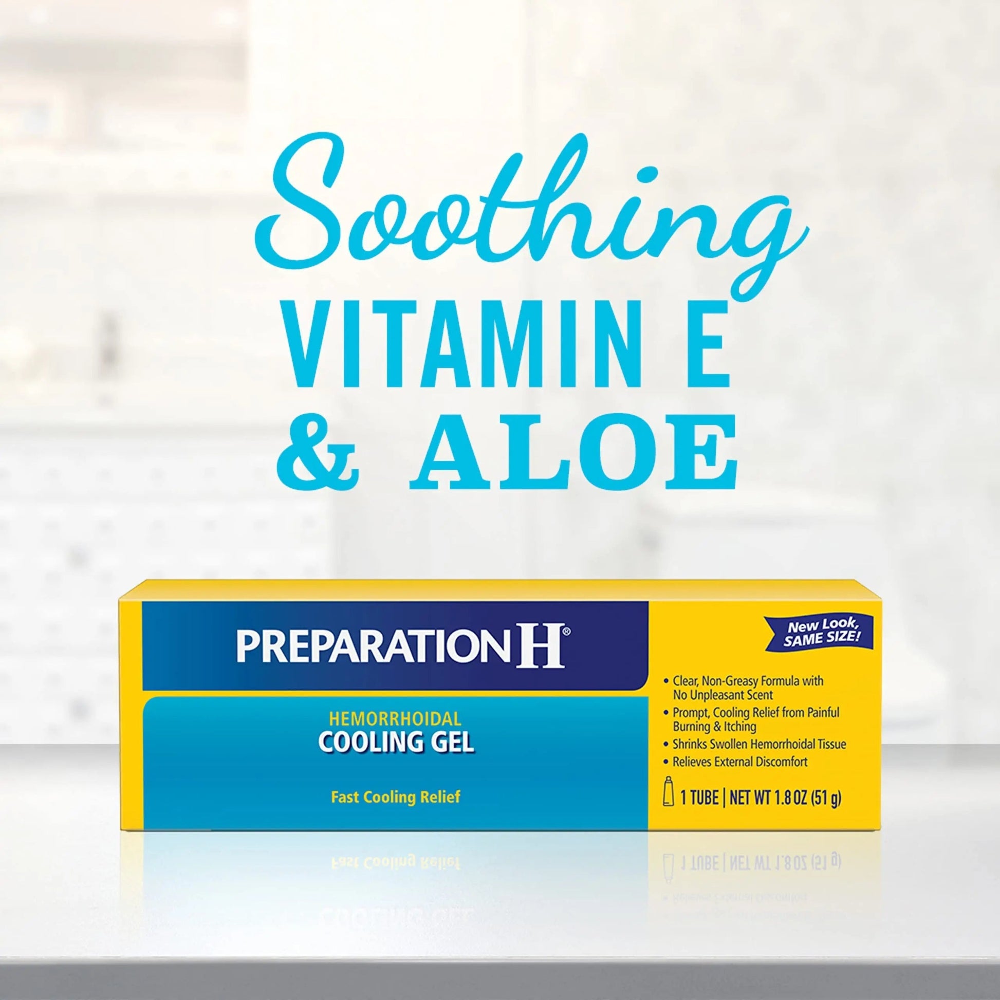 Preparation H Hemorrhoid Cooling Gel with Aloe for Fast Discomfort Relief - 0.9 Oz Tube Preparation H uk supplements