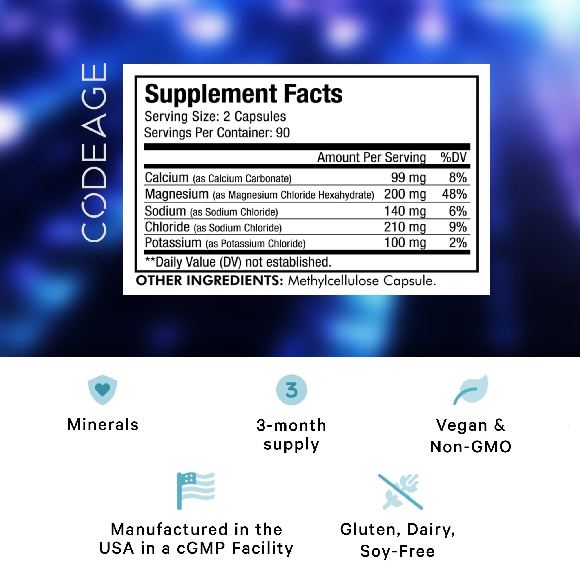 Keto Electrolytes Supplement – Vegan Electrolyte Tablets w Magnesium, Potassium Codeage uk supplements