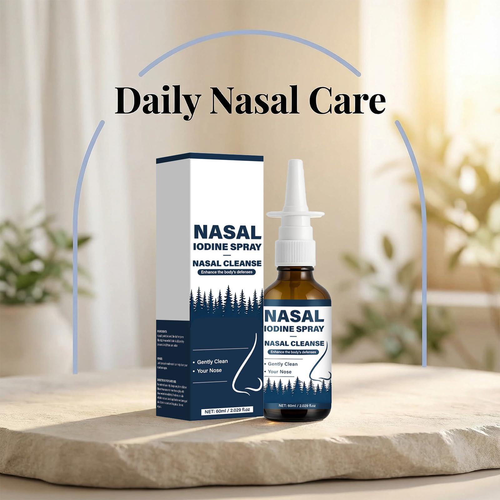 VIPUDA Nutramd Iodine Nasal Spray, Cleanses & Refreshes Your Nasal Passages, Iodine & Fulvic Acid Blend, 100% Natural Mineral Formula – 60 ml/2.029 fl.oz (1pc) VIPUDA uk supplements