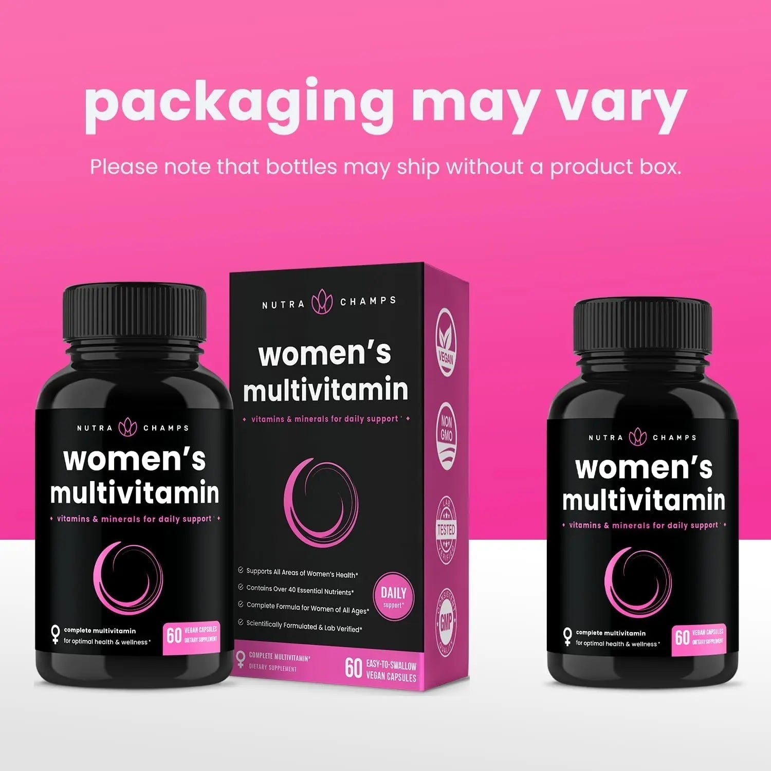 NutraChamps Multivitamin for Women, 240 Count, Vitamins A, B, C, D, E, Biotin, Folic Acid, Womens Gummy Multivitamins, Chewable Daily (Pack of 2) NutraChamps uk supplements