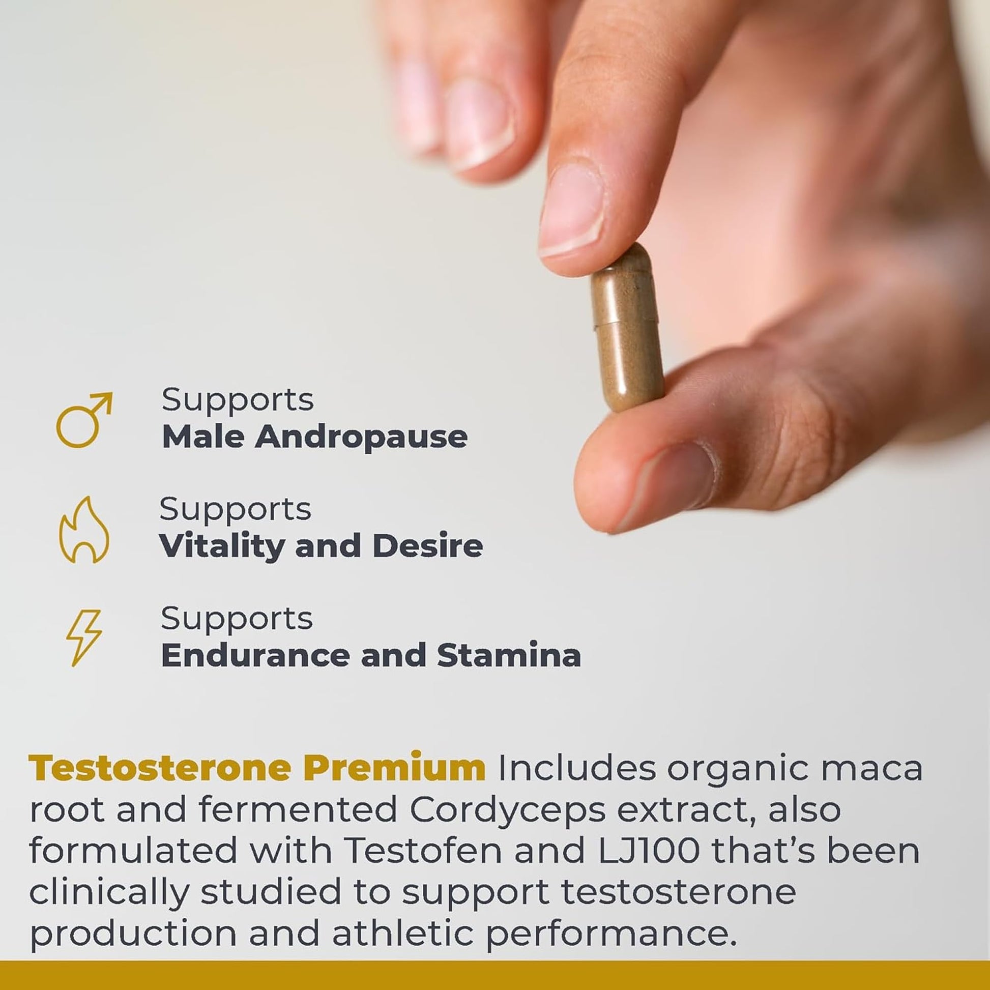 Premier Research Labs Testosterone Premium - Testosterone Supplement for Men, All Natural Testosterone Complex, Premier Labs Testosterone Support, Fenugreek, Cordyceps & Maca - 90 Vegetarian Capsules Premier Research Labs uk supplements