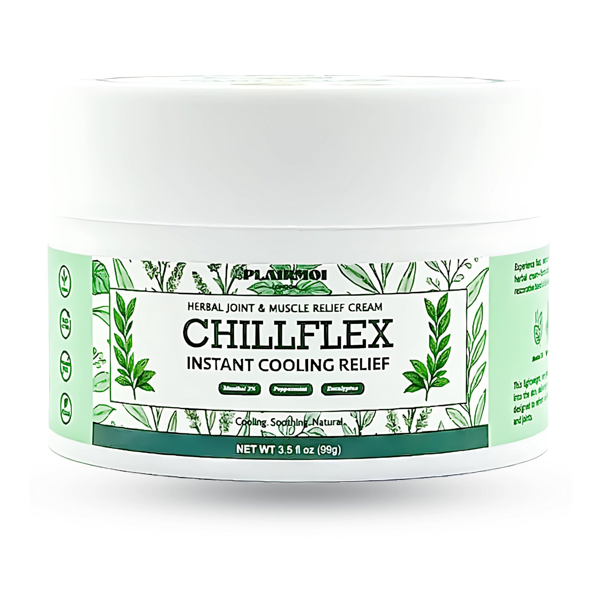 PLAIRMOI CHILLFLEX Pain Relief Gel for Muscle Aches, Joint Pain, Discomfort & Inflammation – Fast Acting, Cooling, Non-Greasy with 3% Menthol & Eucalyptus – 3.5 oz, 1-Pack PLAIRMOI uk supplements