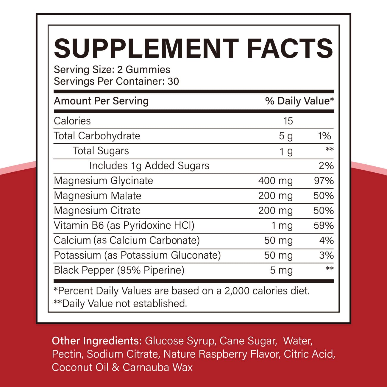 Cofure Triple Magnesium Complex 900 mg, Magnesium Glycinate, Citrate, Malate with Potassium, Calcium, Vitamin B6 for Calm & Sleep - Vegan, Non-GMO, Gluten Free - 120 Raspberry Gummies for Adults Cofure uk supplements