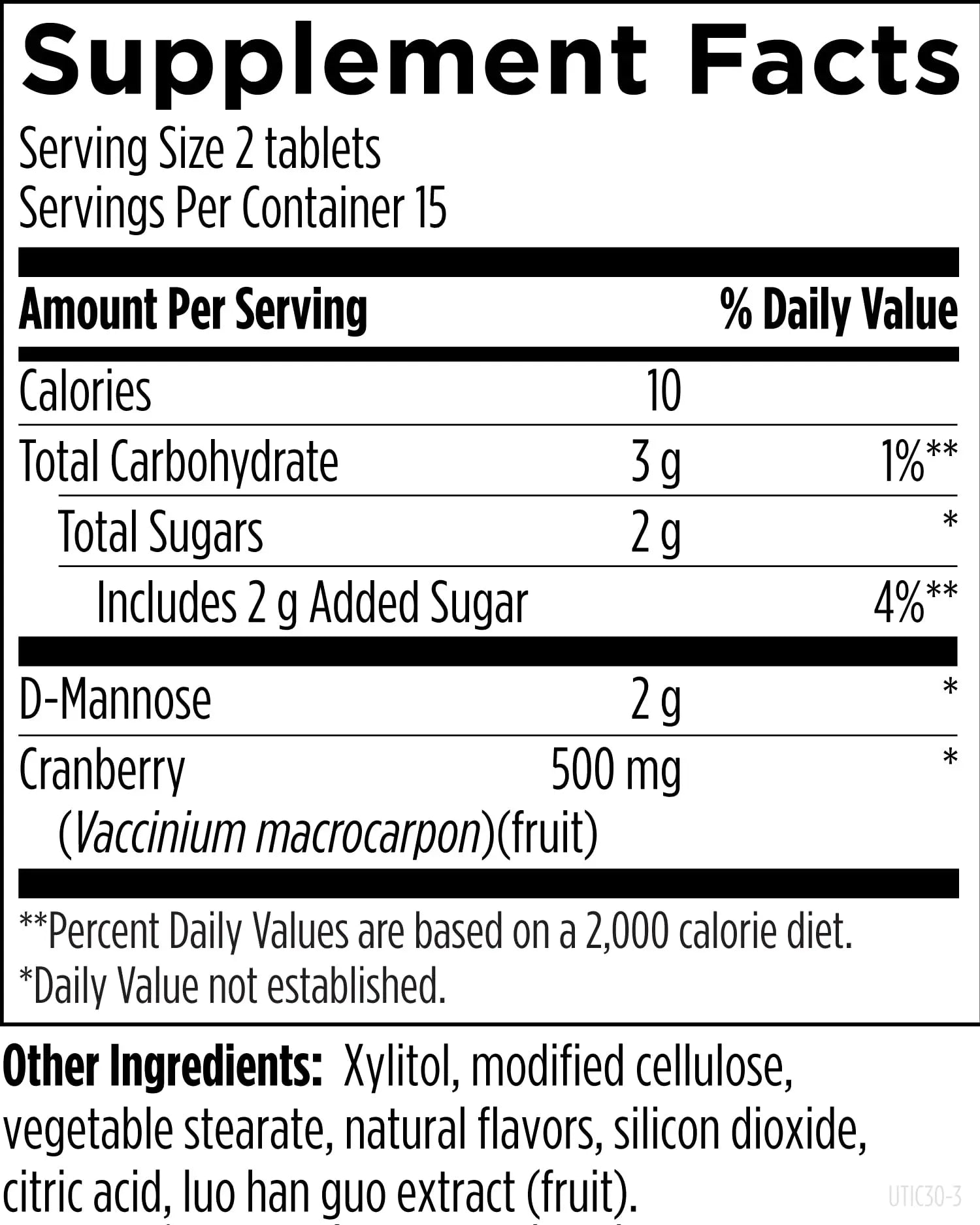 Designs for Health D-Mannose with Cranberry Chewables - UT Intensive Chews for Women + Men, Urinary Tract Support Supplement with Cranberry Extract - Natural Orange Flavor - Vegan (30 Tablets) Designs for Health uk supplements