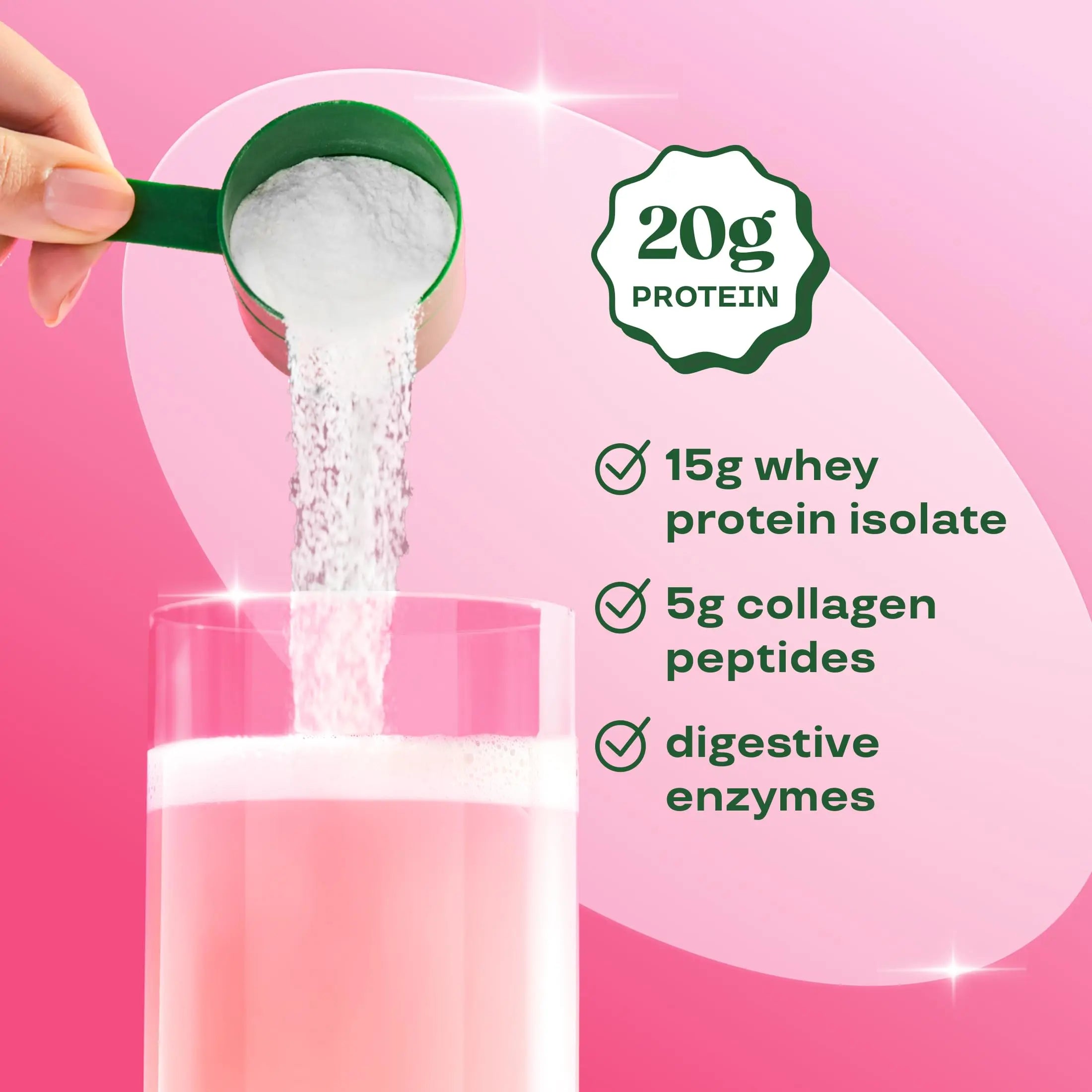 Bloom Clear Protein, Whey Protein Isolate with Collagen Peptides and Digestive Enzymes, 20g Protein, Sugar Free Post Workout Drink Mix, 90 Calories, Bloom Nutrition uk supplements