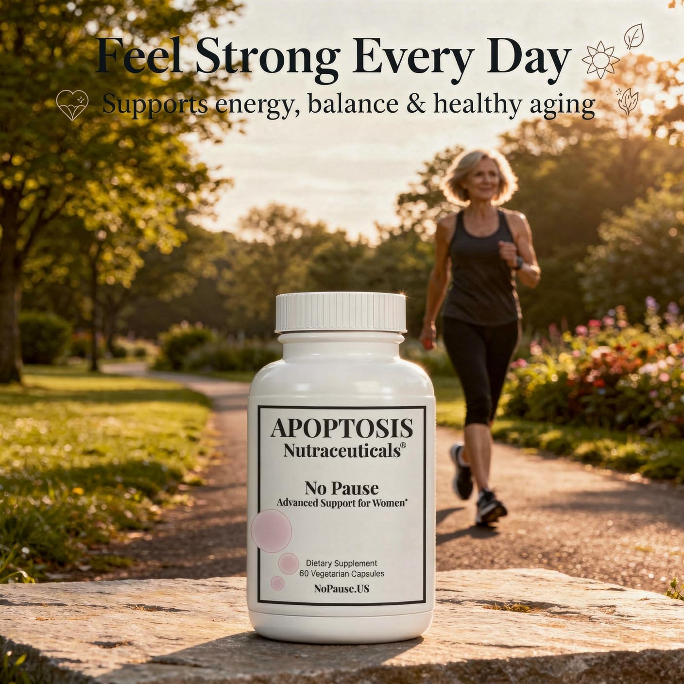 Apoptosis Menopause Supplement for Women – Supports Hot Flash Relief, Mood Balance, Energy & Vitality – with L-Arginine – 60 Capsules – Made in USA Apoptosis Nutraceuticals uk supplements