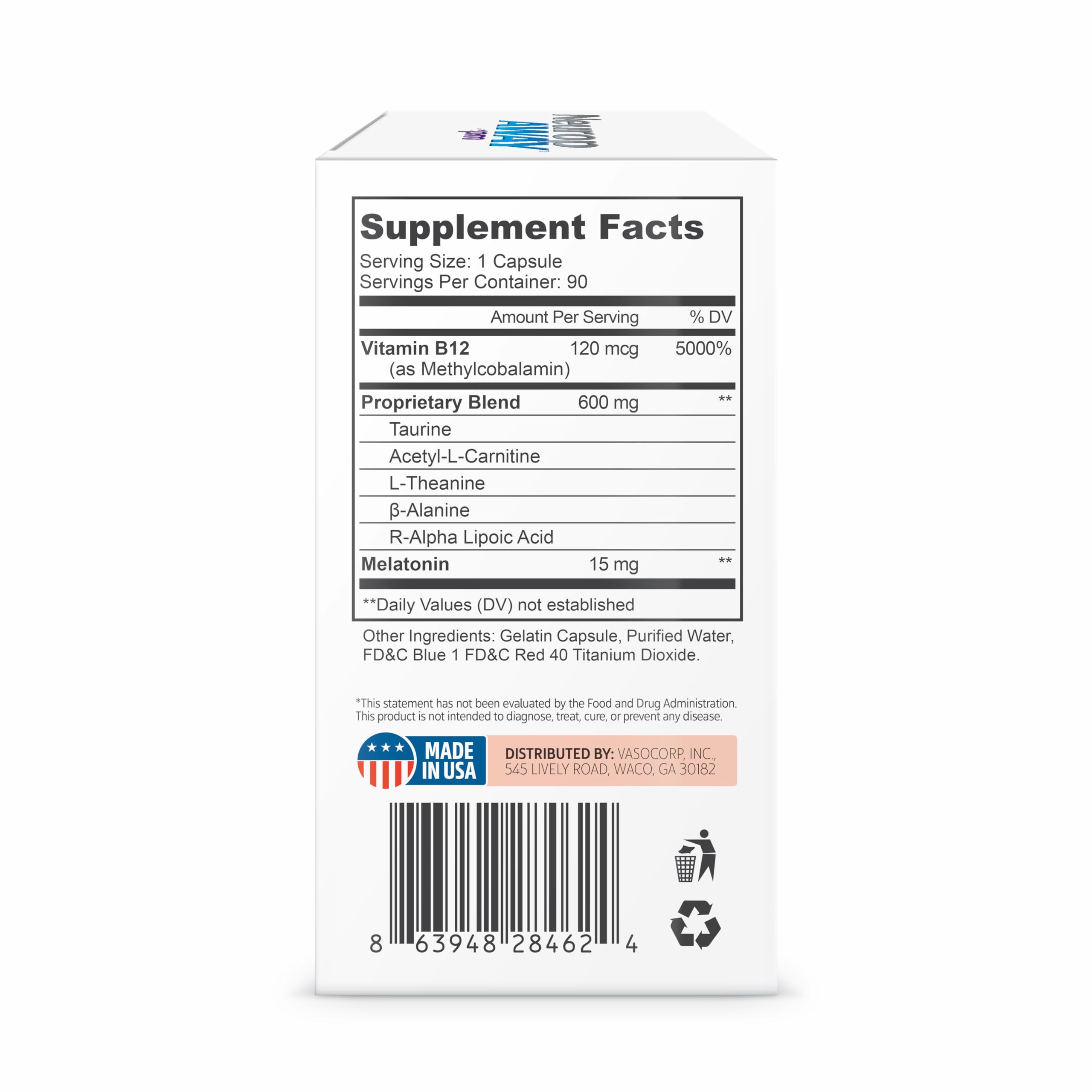 NeuropAWAY Nerve Support PM | 90 Capsules NeuropAWAY uk supplements