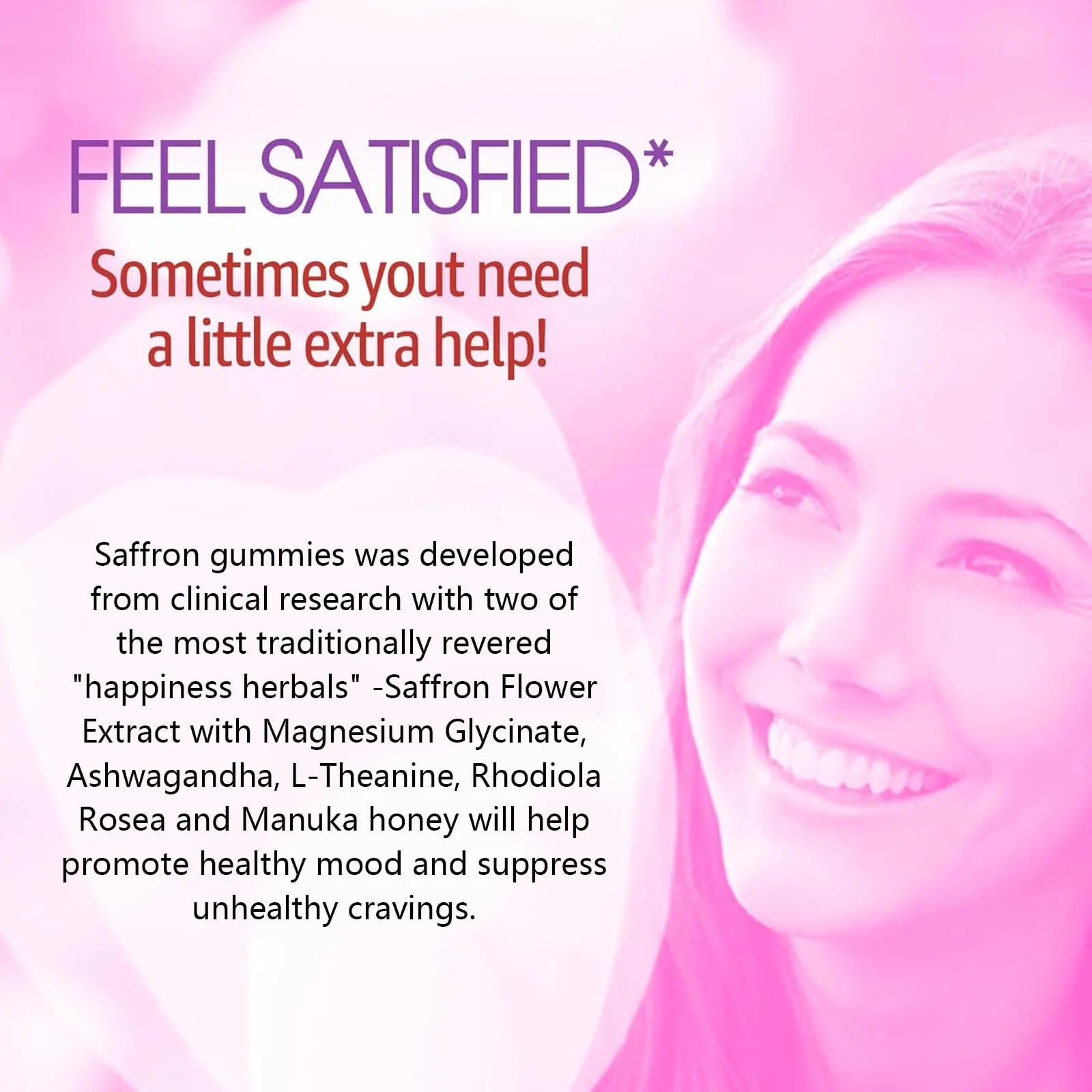 Saffron Supplements Gummies 100mg - 100% Pure Saffron Extract with Magnesium Glycinate, L-Theanine, Turmeric, Ashwagandha NEVISS uk supplements