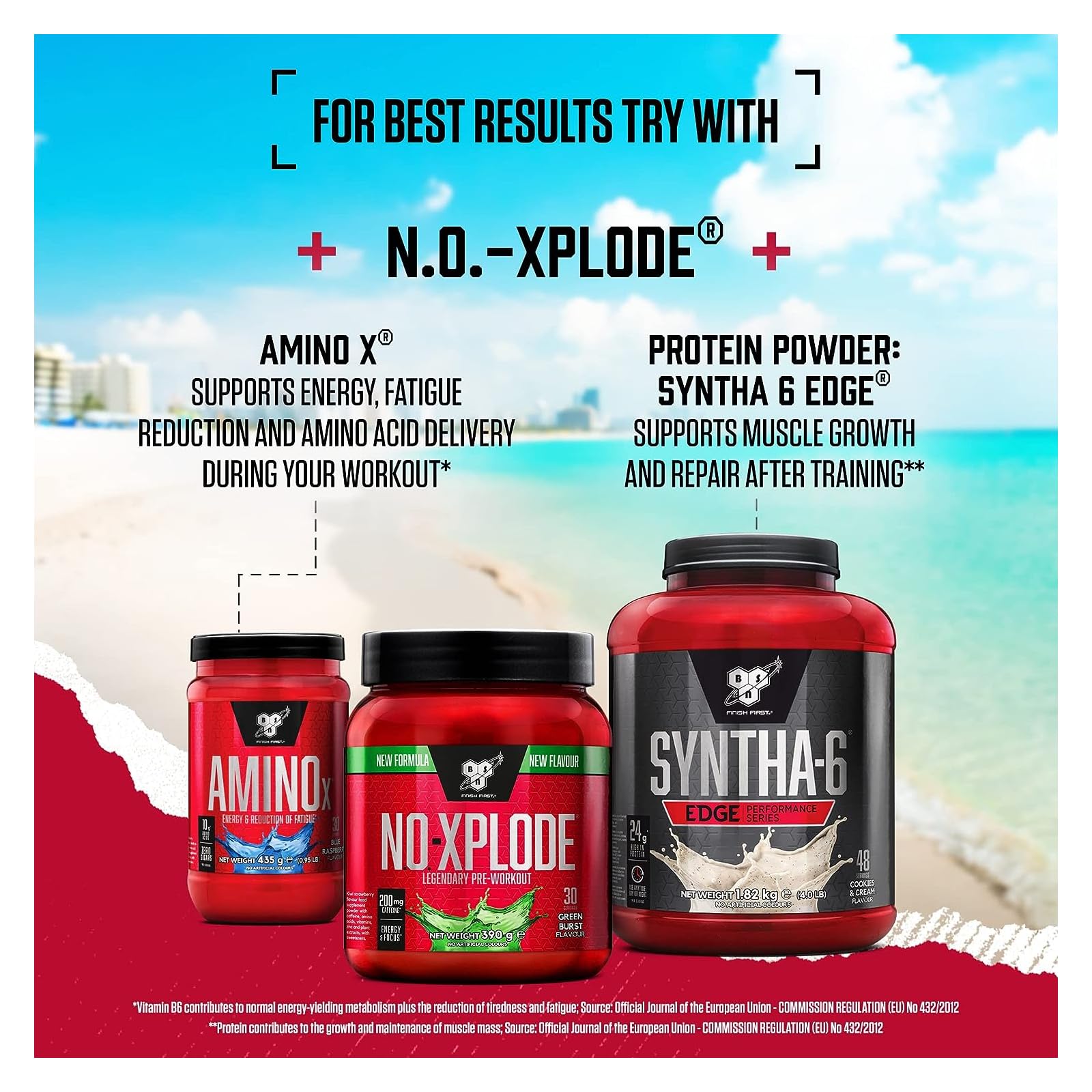 BSN Nutrition N.O.-Xplode Pre Workout Powder Food Supplement, Energy and Focus BSN uk supplements