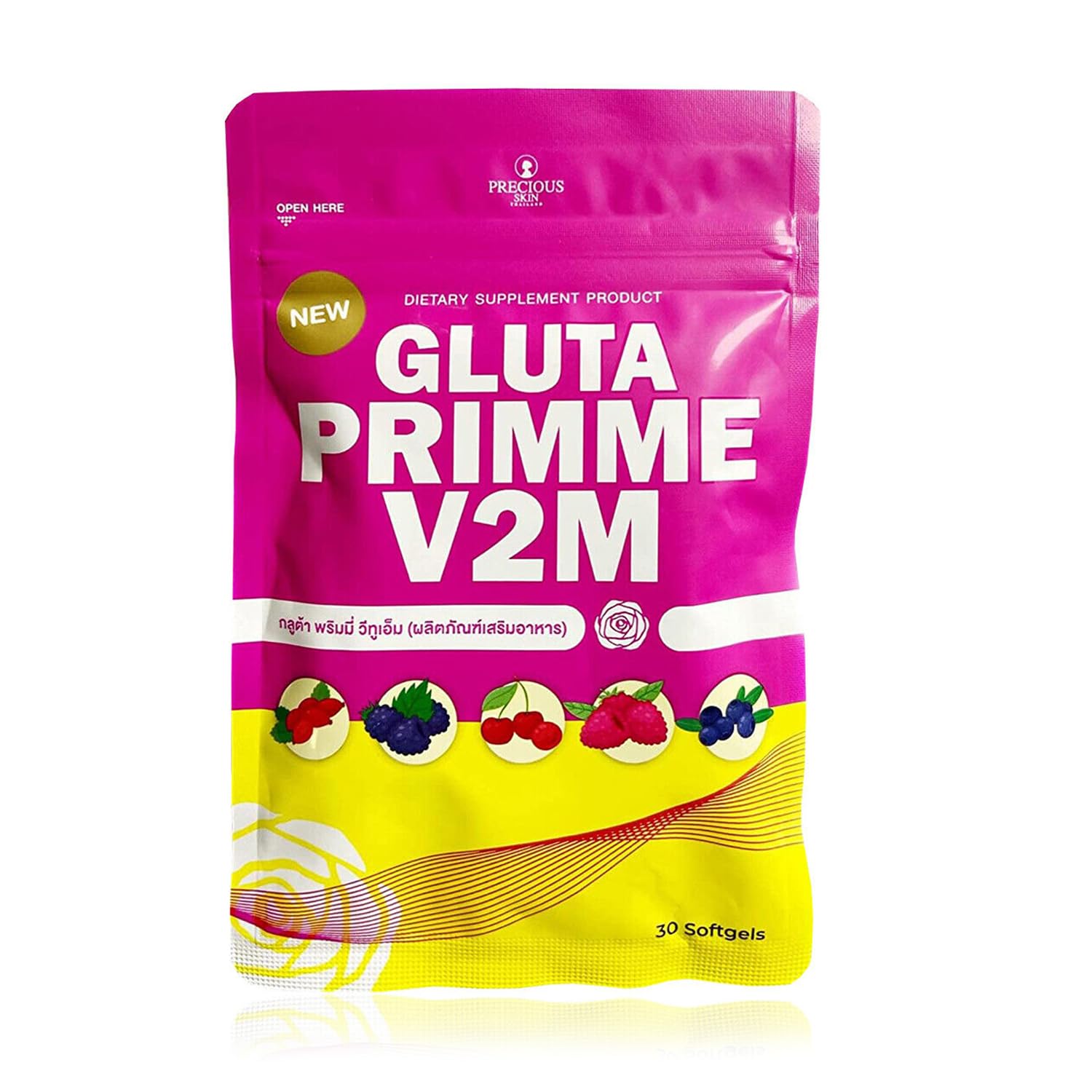 Gluta Prime Super Skin Supplement for Women Authentic 30 Capsule Gluta Prime L Alizée Spa uk supplements