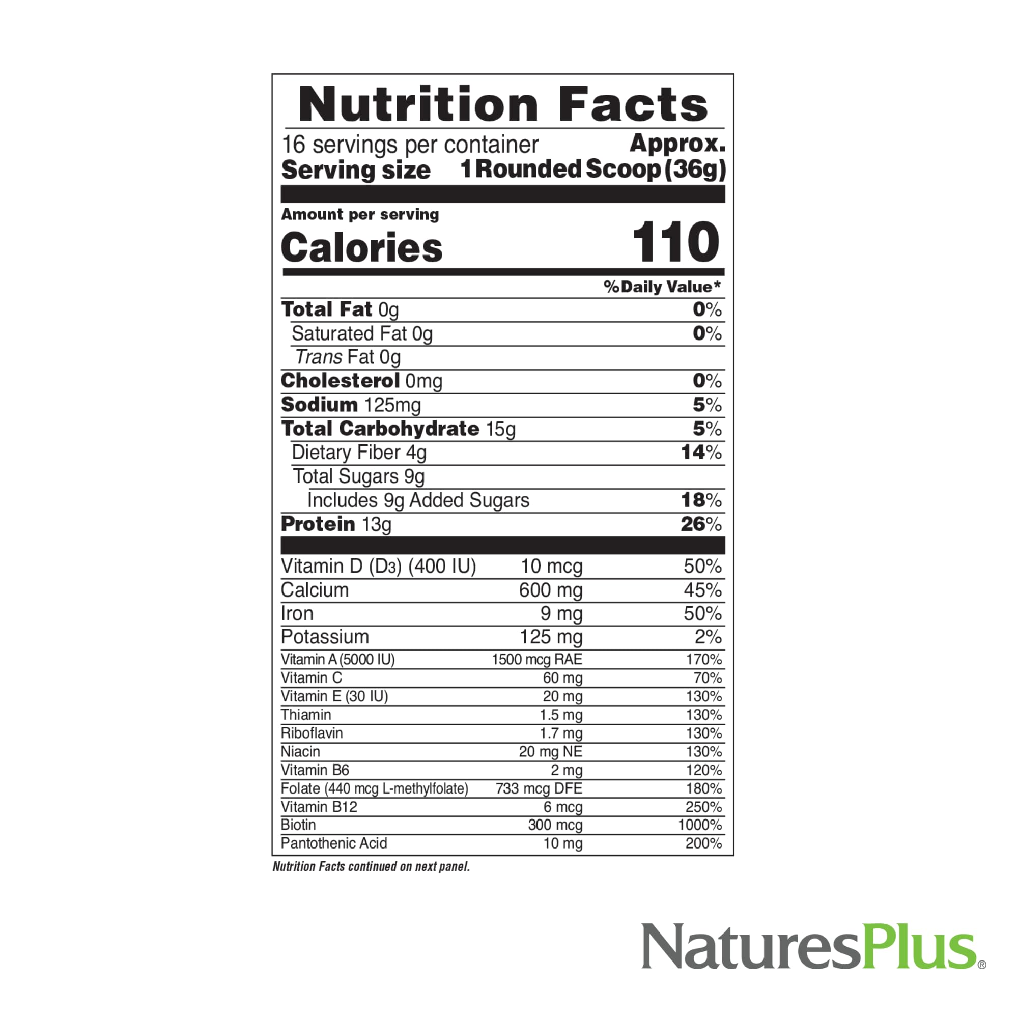 NaturesPlus FRUITEIN Revitalizing Green Foods Shake - 1.3 lbs - Plant-Based Protein (13g/Serving) - Supports Energy & Immune System - Vegetarian, Gluten Free & Non-GMO - 16 Servings NaturesPlus uk supplements