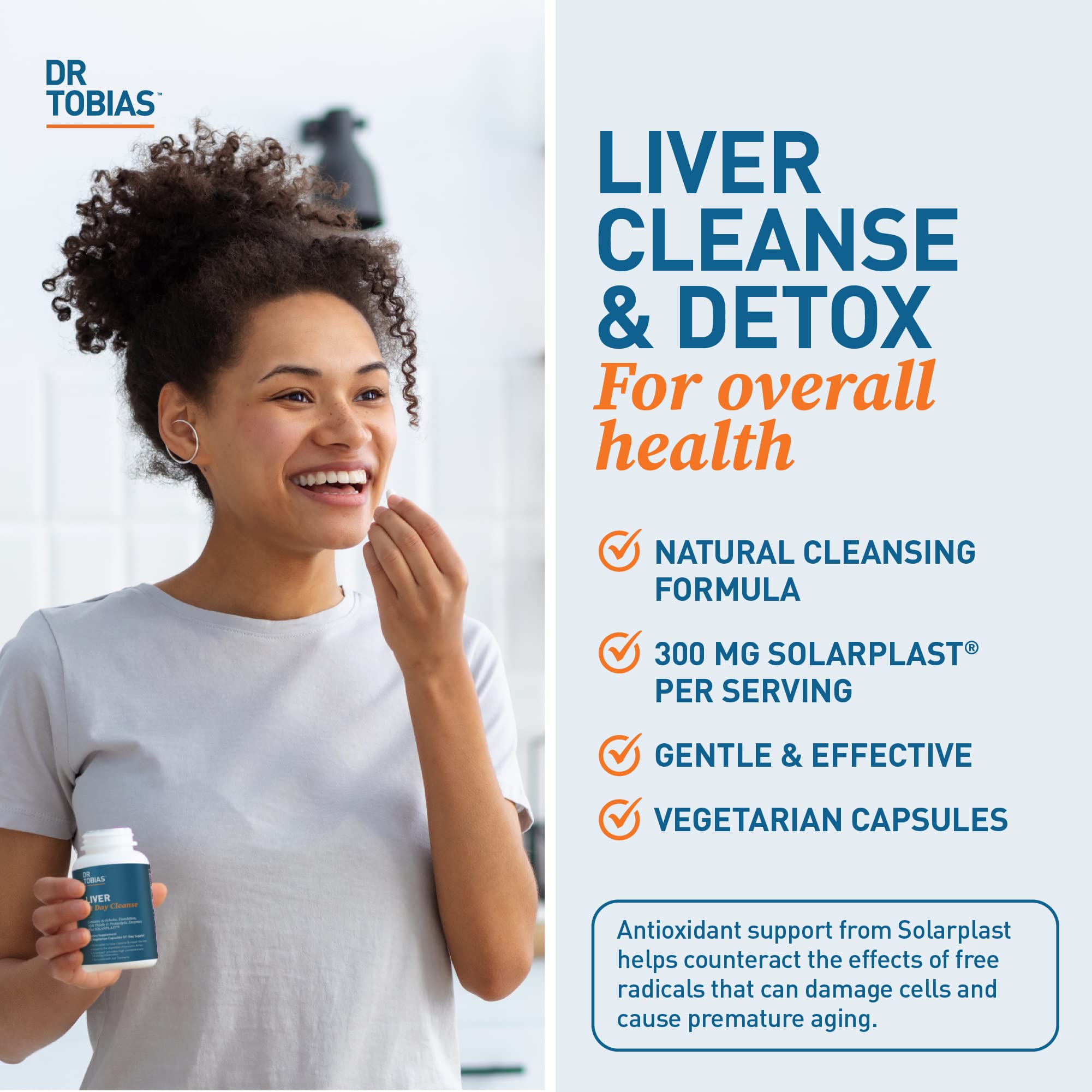 Dr. Tobias Liver 21 Day Cleanse, Herbal Liver Detox Cleanse with Solarplast, Artichoke Extra Dr. Tobias uk supplements