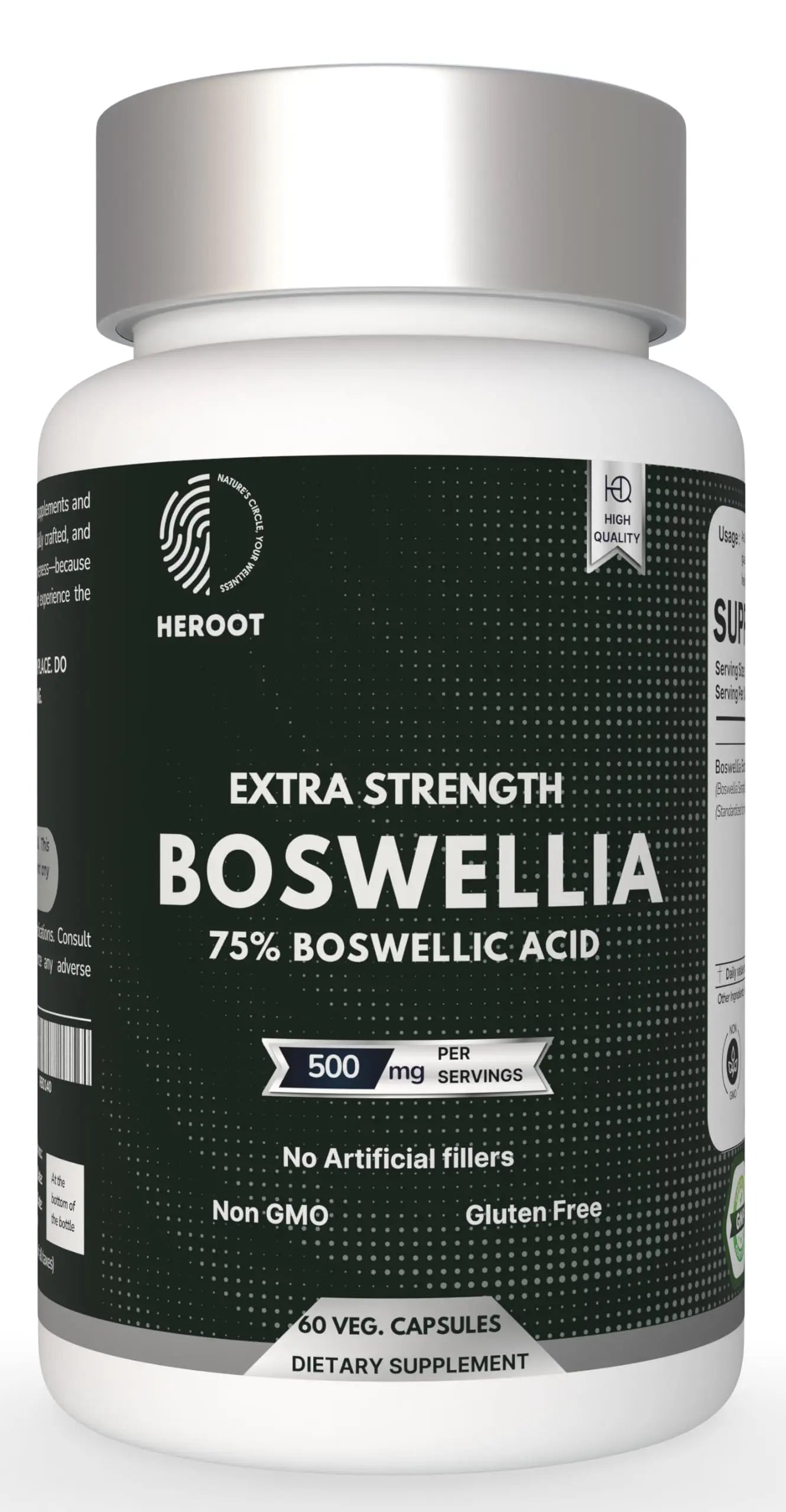 Heroot Boost Joint Mobility with 75% Extra Strength Boswellia Serrata Extract, 120 Capsules Heroot uk supplements